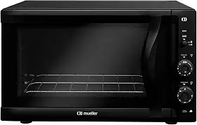 Forno Elétrico de bancada Mueller 50 litros e Vidro Duplo MFB50F 127V Preto