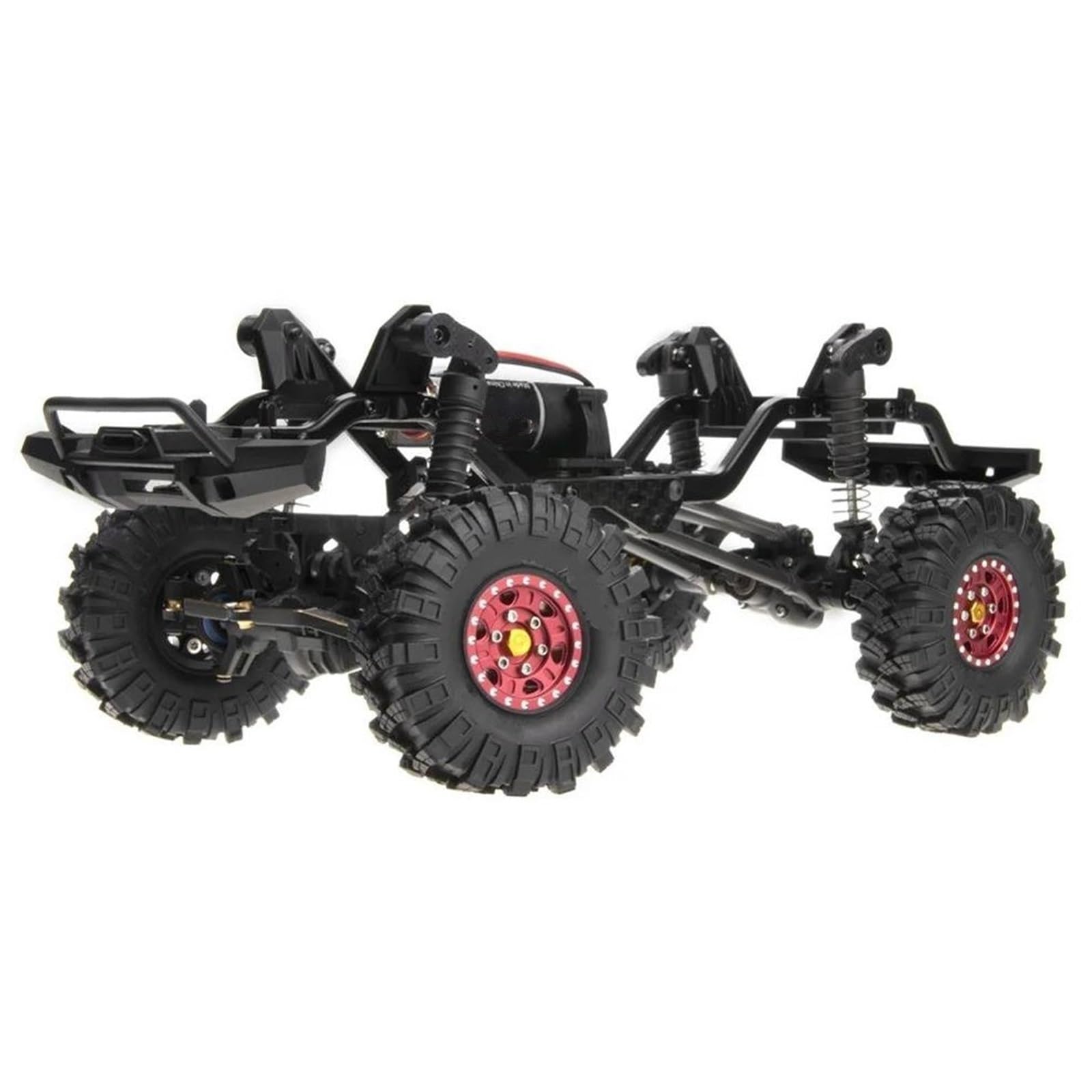 RC Pneus Jante Compatible avec SCX24 pour AX24 pour TRX4M pour FCX24 1/24 RC Voiture sur Chenilles 4 Pièces 62x21mm 1.0 Pouces Jeu De Pneus De Jante De Roue À Billes en Métal