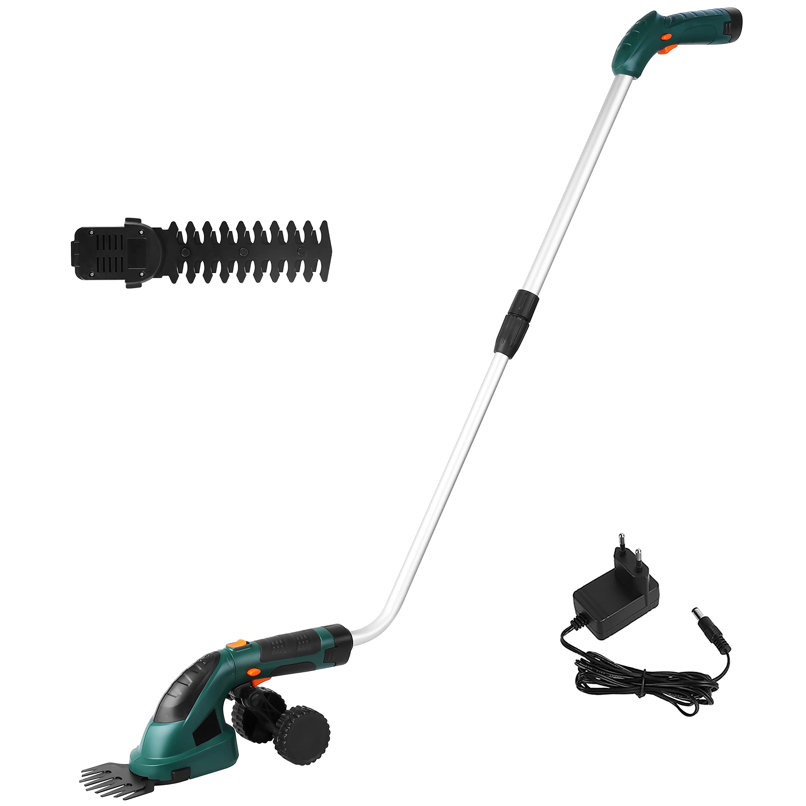 Buy Cordless Hedge Trimmer Lawn Shears with Charger and Interchangeable