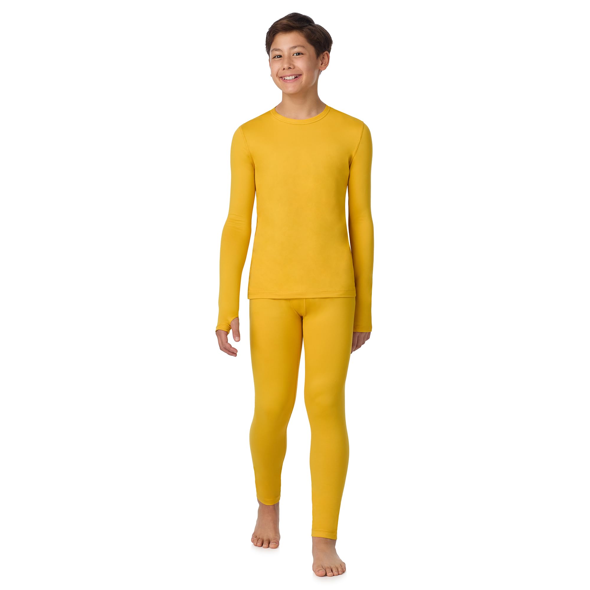 Cuddl Duds Lightweight 2 Piece Active Base Layer Matching Sets for Boys