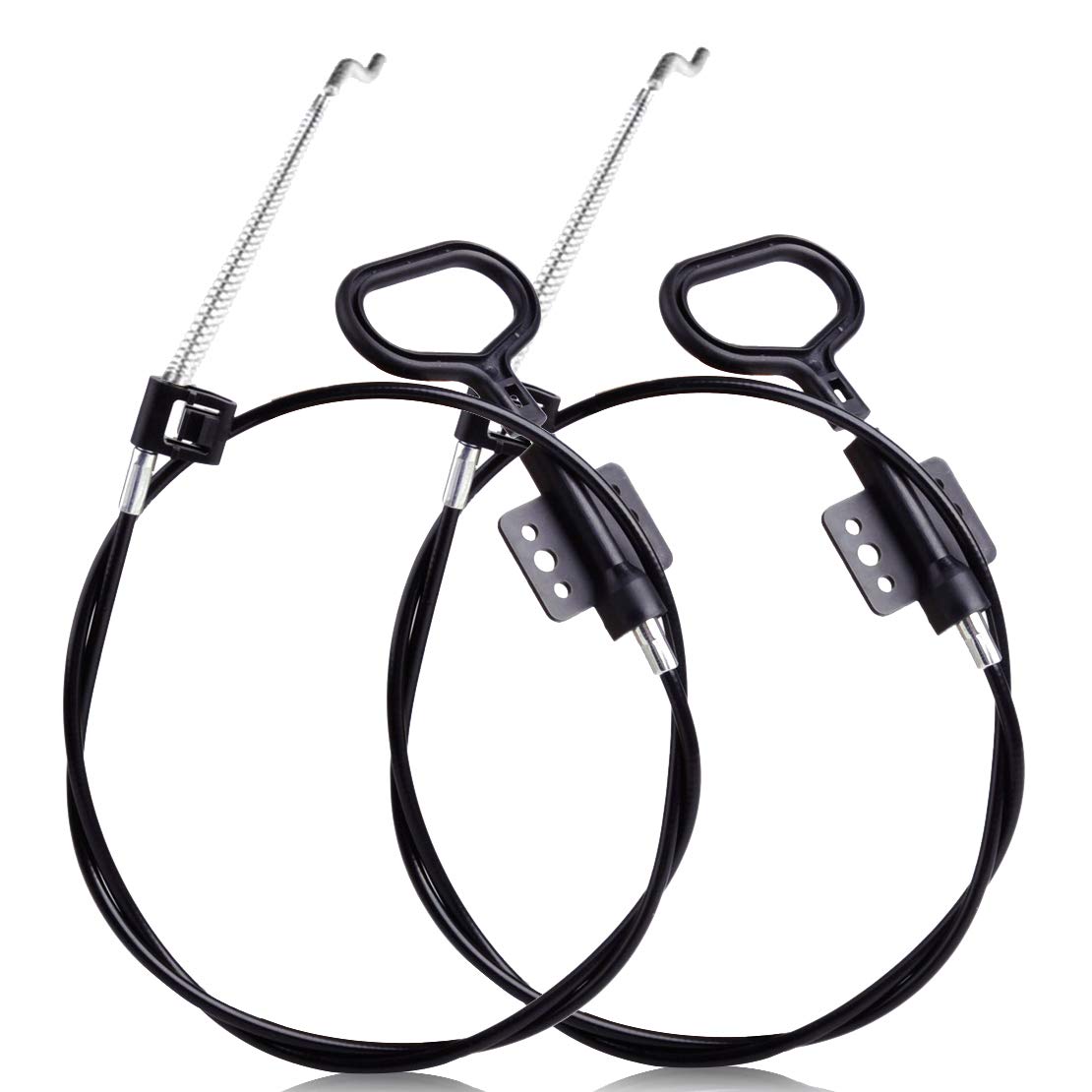 CertBuy 2 PCS Sofa Recliner D Ring Release Pull Handle, Hook Exposed Cable Length 4.75 Inch With S Tip, Total Length 36.5 Inch