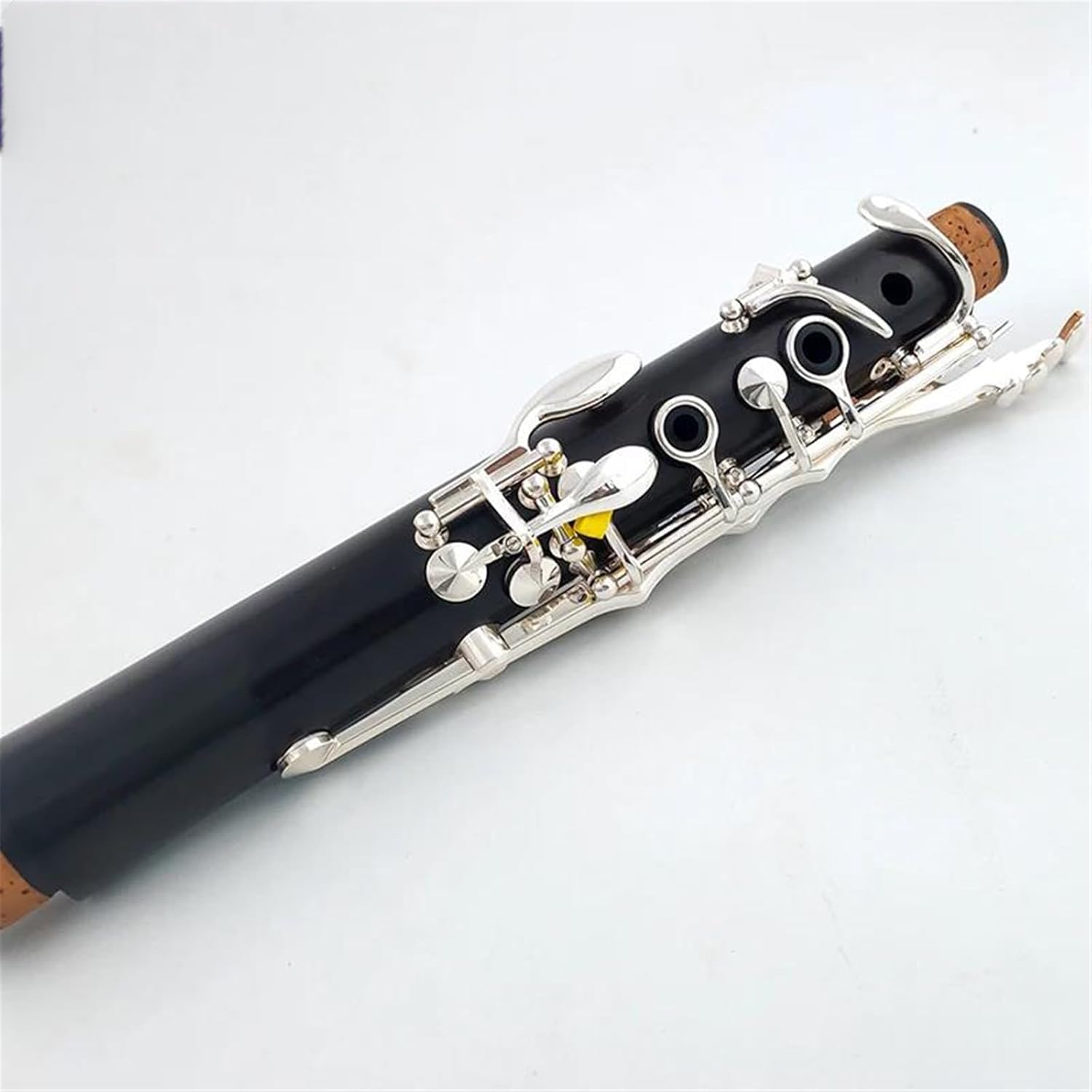 Clarinet Musical Instruments Professional Ebony Clarinet A 17 Key Silver Plated Copper Clarinet