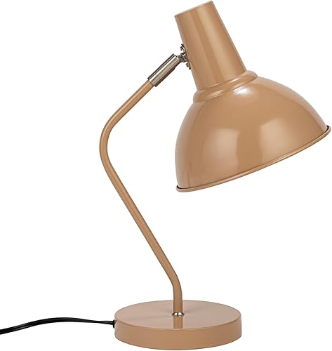 Miniatura 10 de Bloomingville Lámpara de mesa articulada de metal de 11.25 pulgadas con interruptor en línea para bombilla de 40 vatios máximo, color desnudo