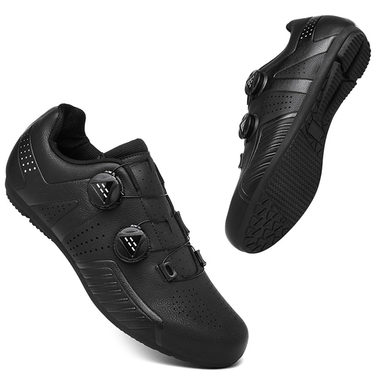 Sin Bloqueo Zapatos de Ciclismo para Hombres con Suela de Goma | Zapatos de Carretera y Montaña Transpirable Antideslizantes para Deportes al Aire Libre