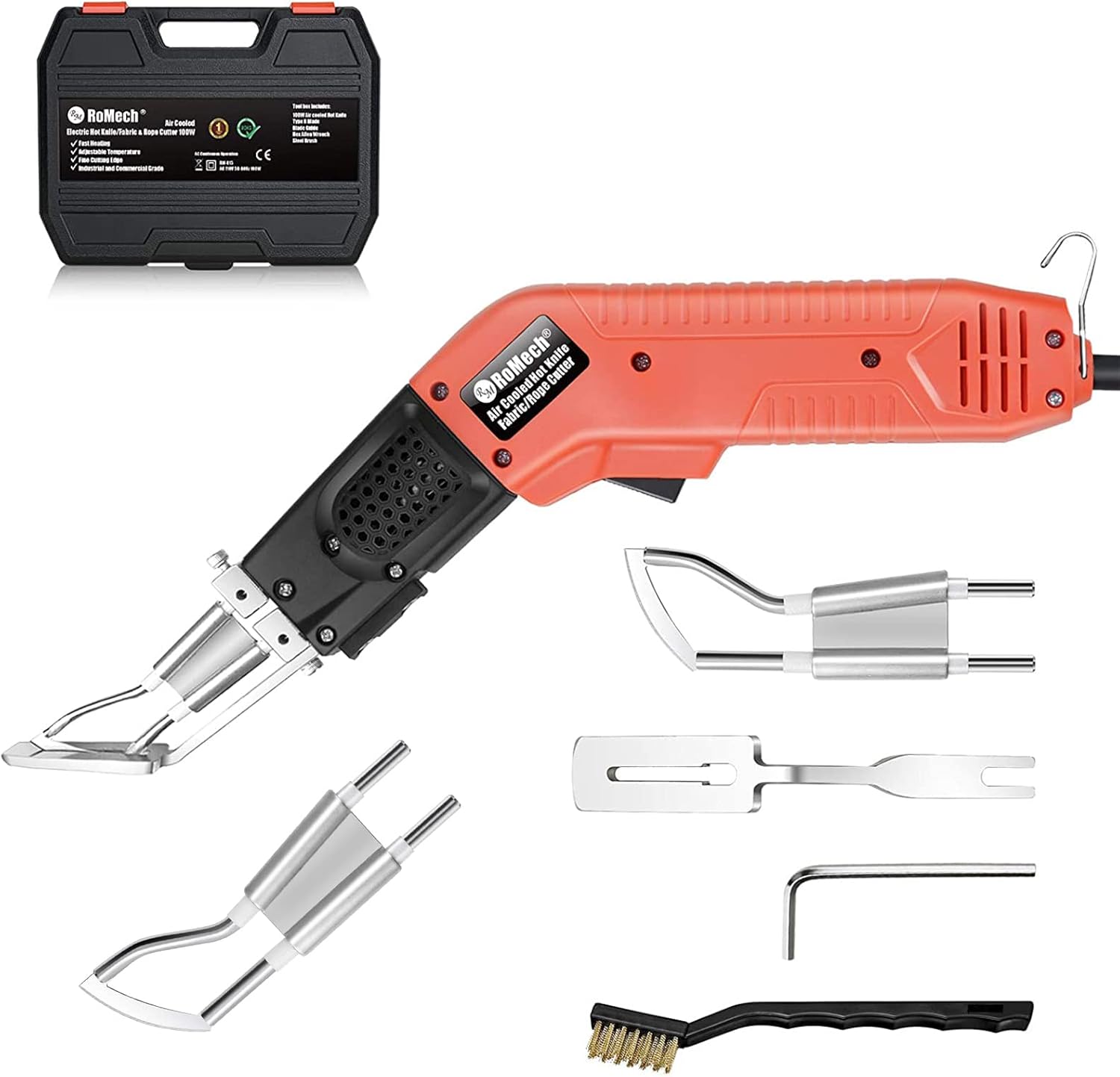 ROMECH Fabric Rope Cutter+Replacement Parts(R Blade)