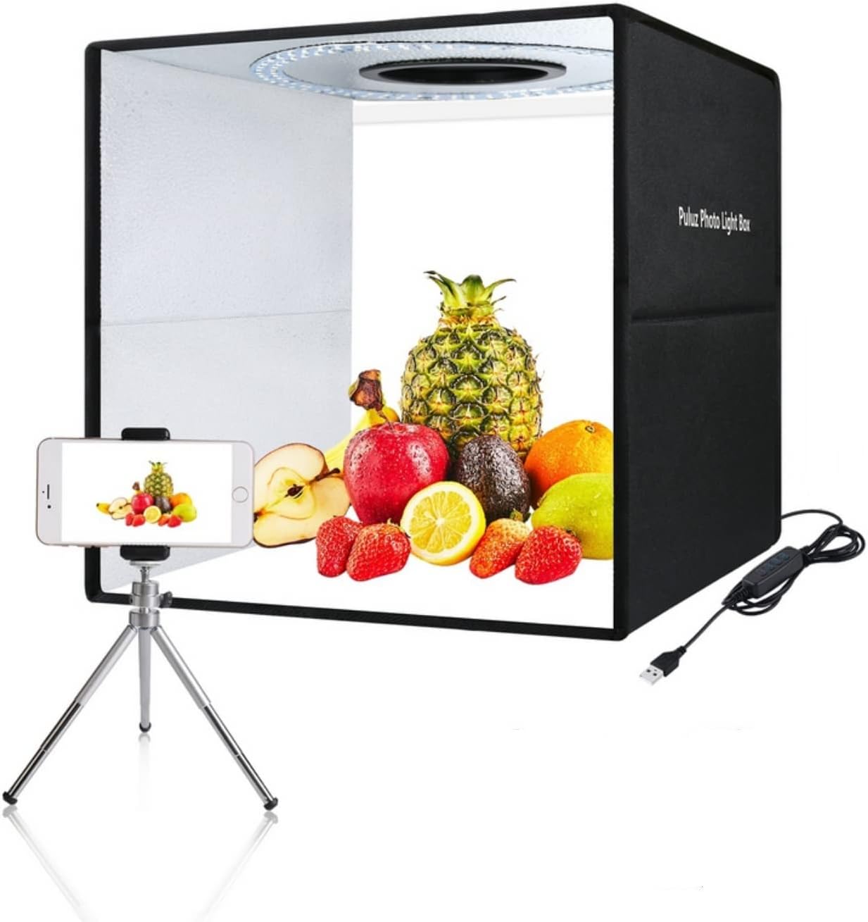 SKEIDO 40cm Photo Studio Box Portable Ring LED Photography Studio