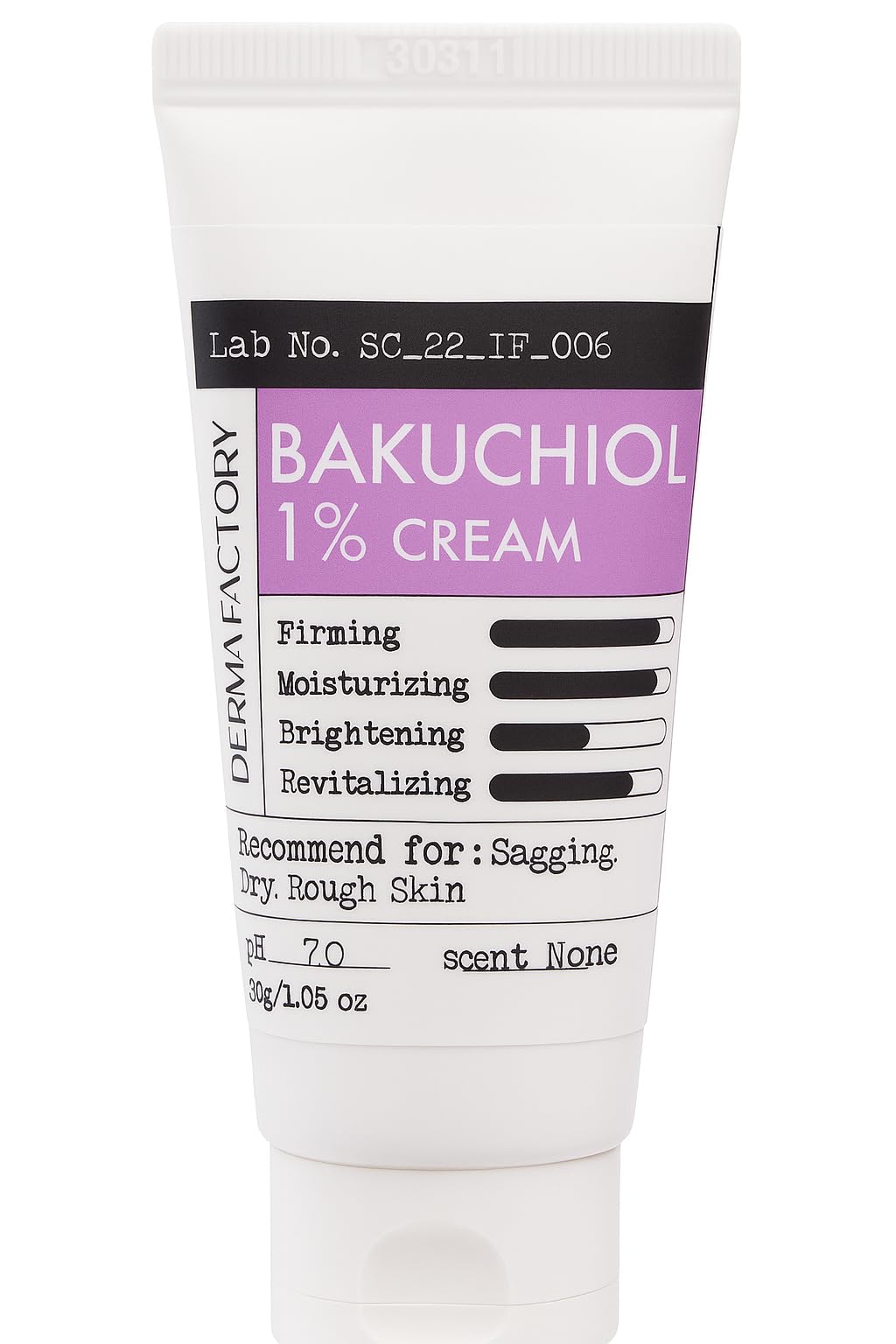 DERMA FACTORY Kırışıklık ve Canlılık Bakım Kremi Yüzde Bir Bakuchiol Krem Derma Factory Bakuchiol Yüzde Bir Cream 30 GR
