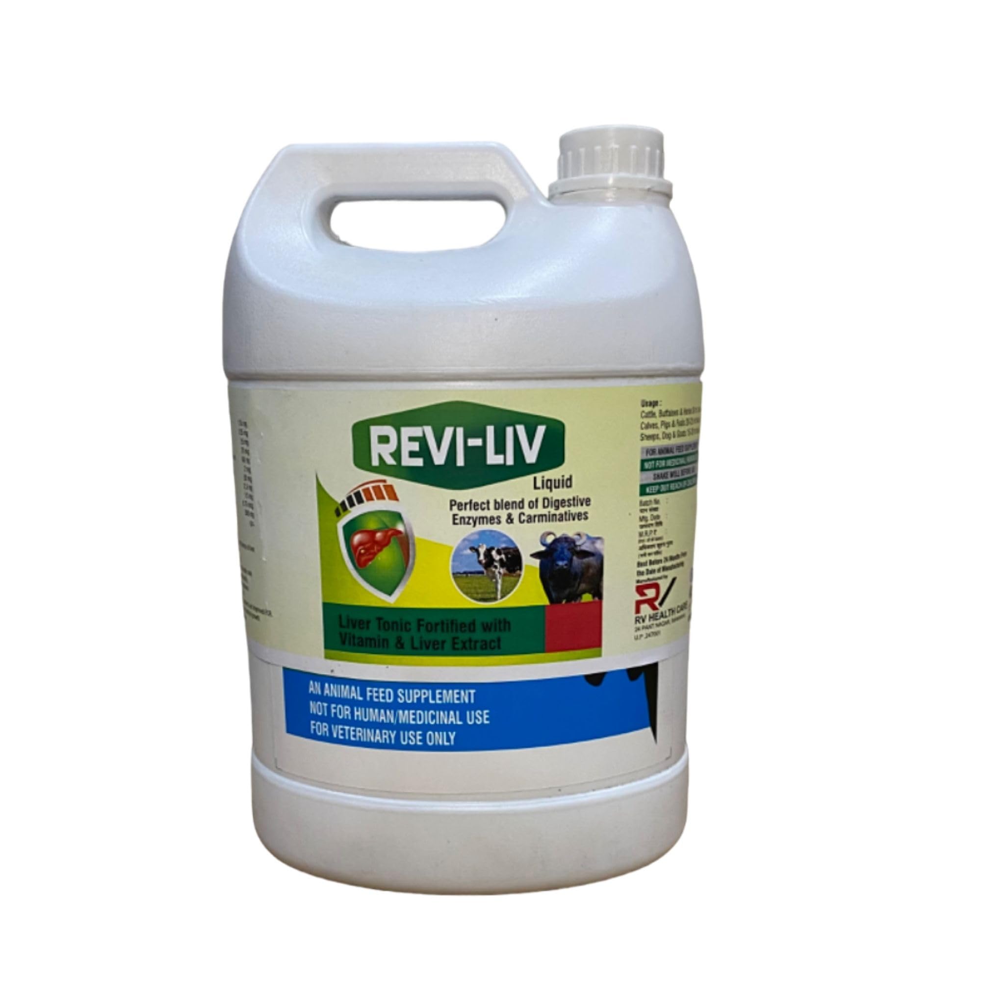 REVILIV 5 LTR,Herbal, Liver Tonic for Cow, RVHEALTHCARE,Buffalo, Goat, Sheep and Other Diary and Farm Animals (B0CY8R47JY) Amazon Price History, Amazon Price Tracker