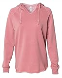 Women PRM2500 California Wave Washed Lightweight Hoodie Sweatshirts -Multicolors