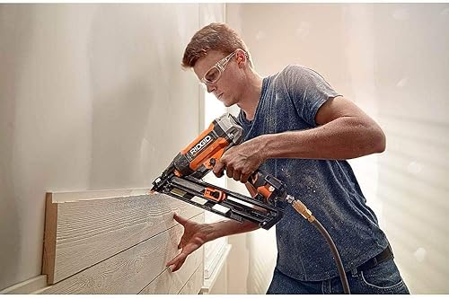 Miniatura 5 de RIDGID Clavadora de acabado en ángulo de calibre 15 de 2-1/2 pulgadas con tecnología CLEAN DRIVE R250AFF (renovada)