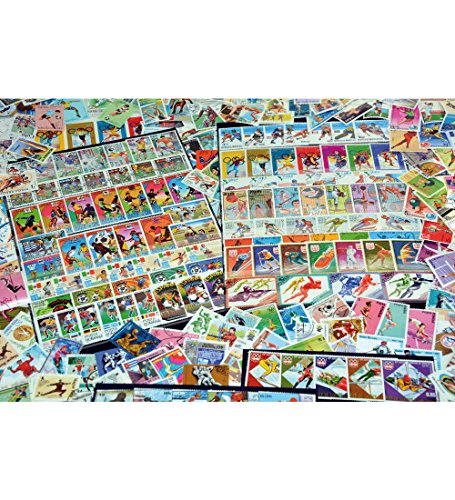 Goldhahn 500 Sport mit 25 kompletten Sätzen Briefmarken für Sammler