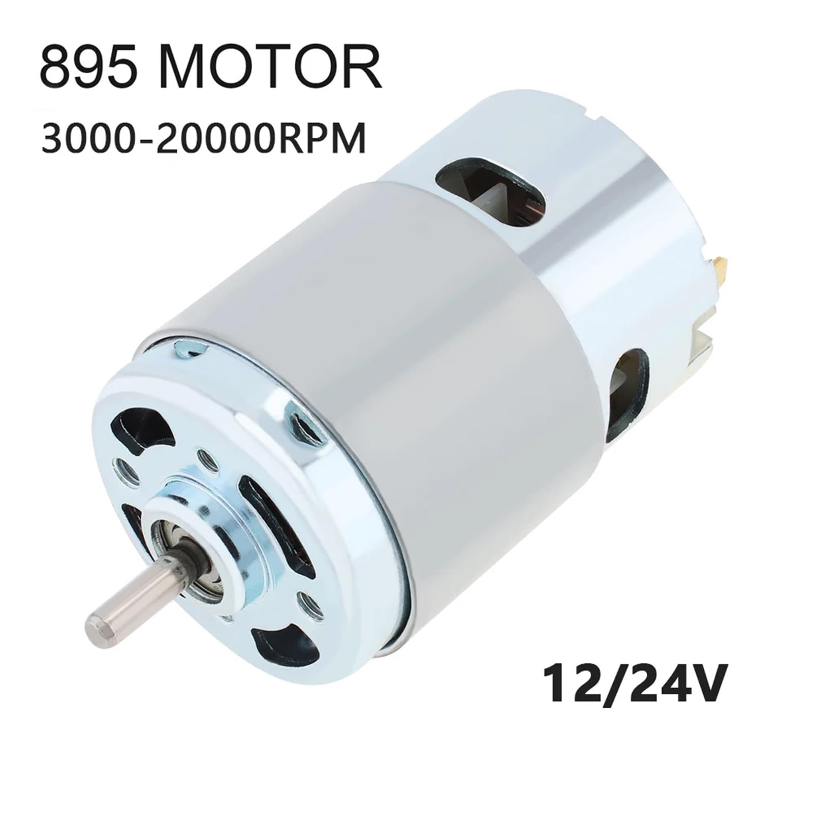 Amazon.com: RS895 DC Motor 12-24V 3000-20000RPM High-Speed Large