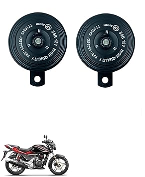 Znee Smart Motorcycle Horn Loud Sound Waterproof 12V 110DB (Set of 2) for Hero CBZ Extreme