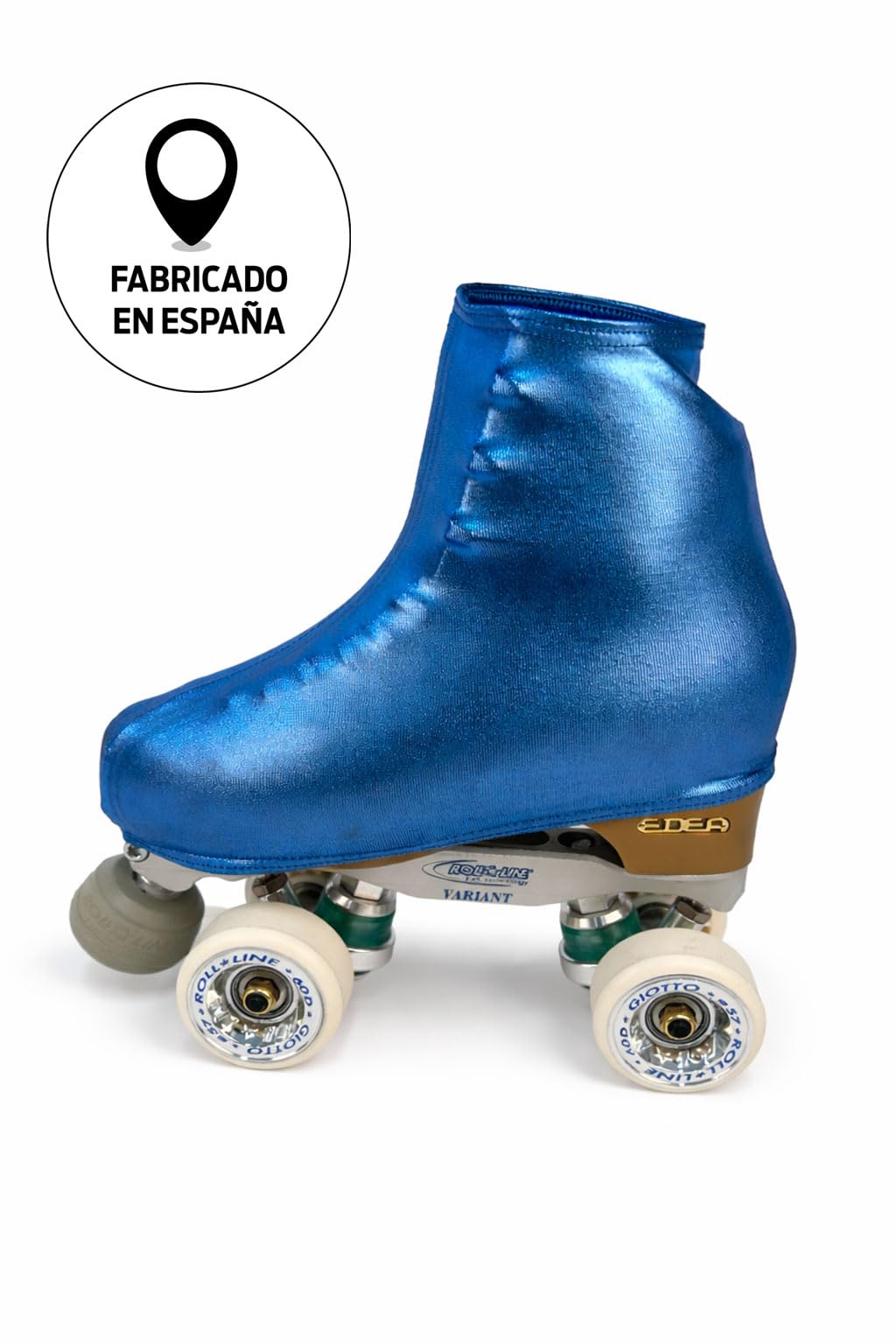 Cubre patín CRLSPORT para patinaje artístico o en línea, 180 densidad, talla universal, azul brillante