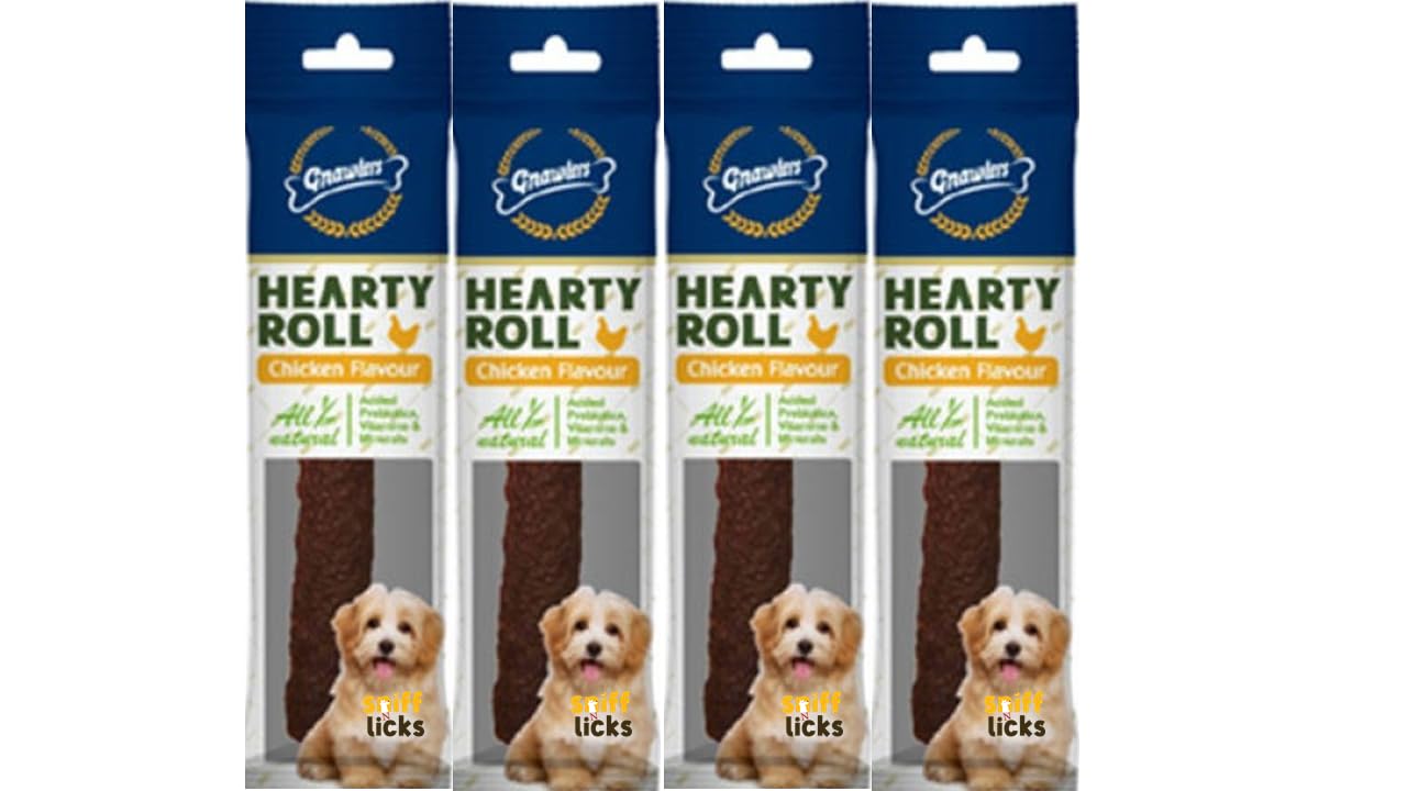 Gnawlers Hearty Roll Chicken Flavoured Dog Treats (5 inch) 40g (Pack of 16) by Sniff N Licks (B0CWGWFHDX) Amazon Price History, Amazon Price Tracker
