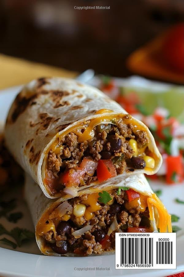 Burrito Cookbook: The Art Of Homemade Burrito Recipes For Breakfast, Lunch, Dinner, And Snacks