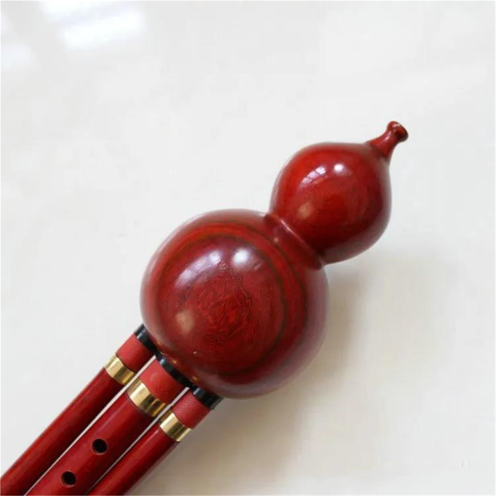 Hulusi Chino Flauta De Caoba C Hulusi Hecha A Mano China Flauta De Calabaza Instrumento Musical De Viento De Madera Funda Para Llave C Para Adultos