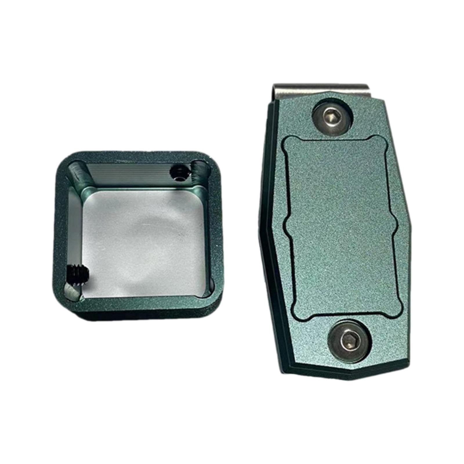 LOOM TREE® Magnetic Chalk Holder Belt Clip Pool Cue Snooker Accessories Green|Craft Materials|Drawing Materials|Drawing Media|Chalk