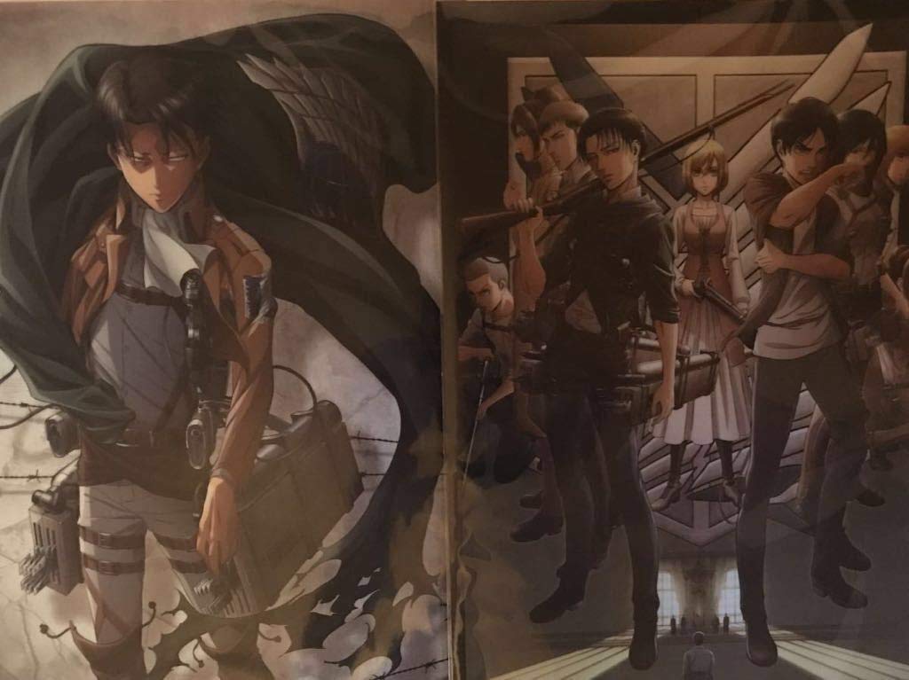 Amazon.co.jp: 進撃の巨人 原画展 内覧会特典 リヴァイ クリア