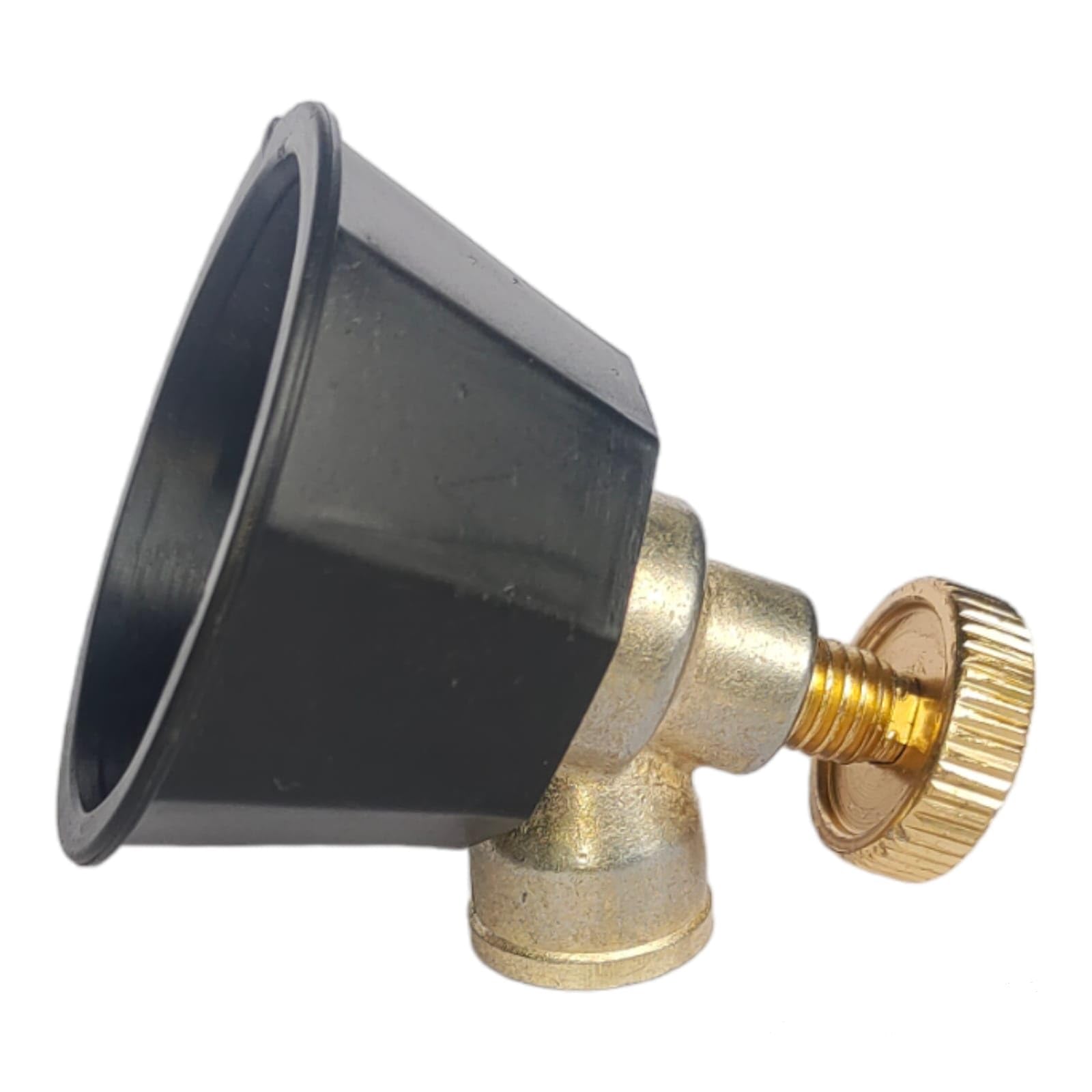 DGK Adjustable Pressurized Sprayer Nozzle for Agricultural Power and Battery-Operated Sprayer Pump - 2 Spray Modes, Heavy-Duty Brass with Windproof Cap