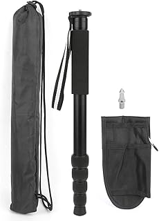 UPQRSG P285a Telescopic Monopod, Small Portable Mount for Digital SLR Camera and Mirrorless, Professional Travel Camera Stand in Aluminium Alloy Monopod