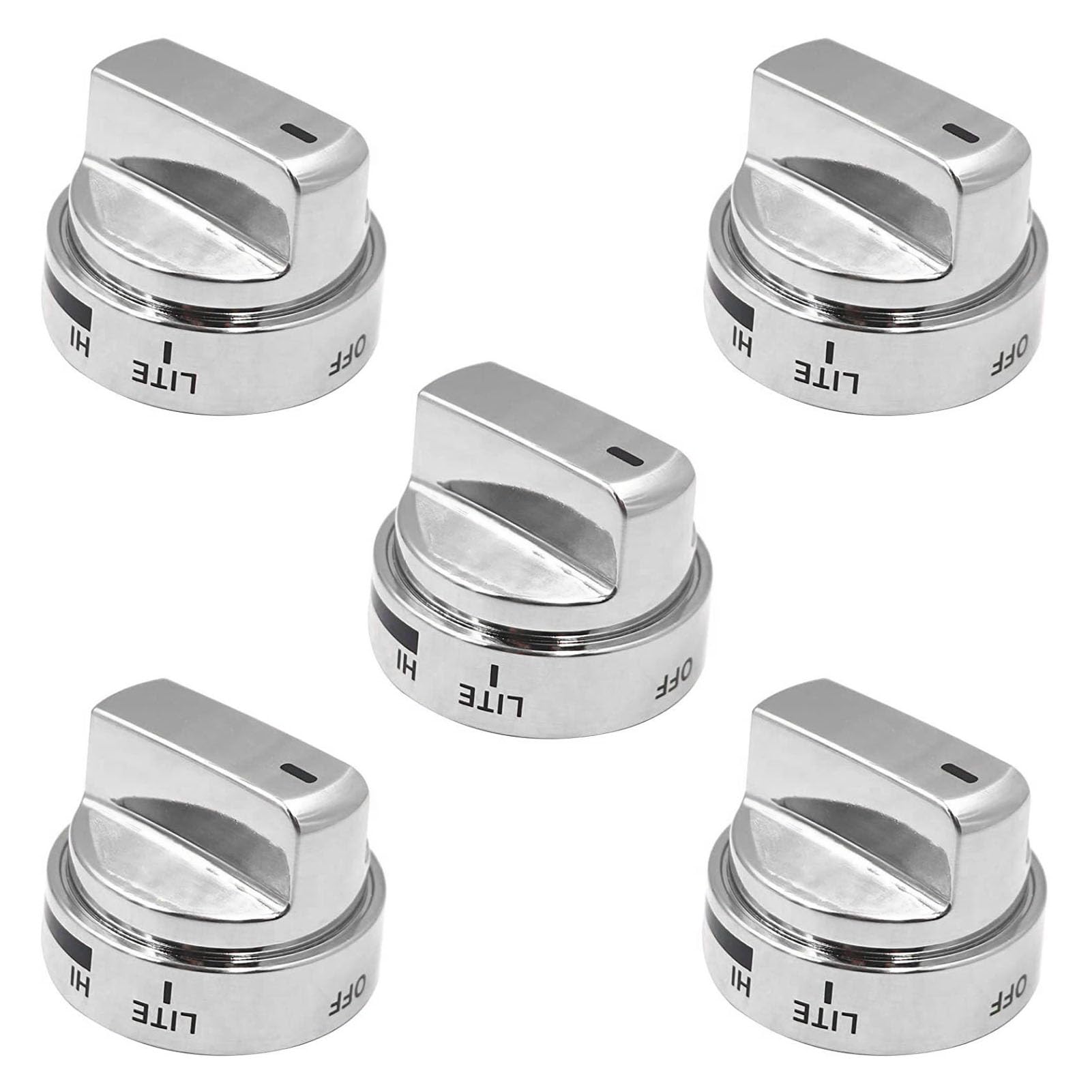 Tonysa Gasherd Ersatz, Präzisionspassform, für Herdknopf (SILVER)
