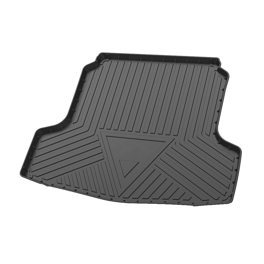 Cqlights Altima Cargo Liner for Nissan Altima Sedan 2013-2018 Trunk Liner Tray Heavy Duty Rubber Rear Cargo Area Mat Waterproof Protector Floor Mat Black