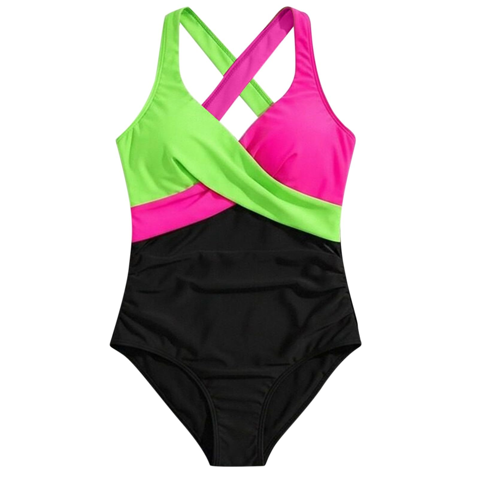 Grande Taille Maillot De Bain Rétro Grande Couvrant avec Jupe – Élégance Estivale Fluide Et Couvrante pour Vacances Et Quotidien