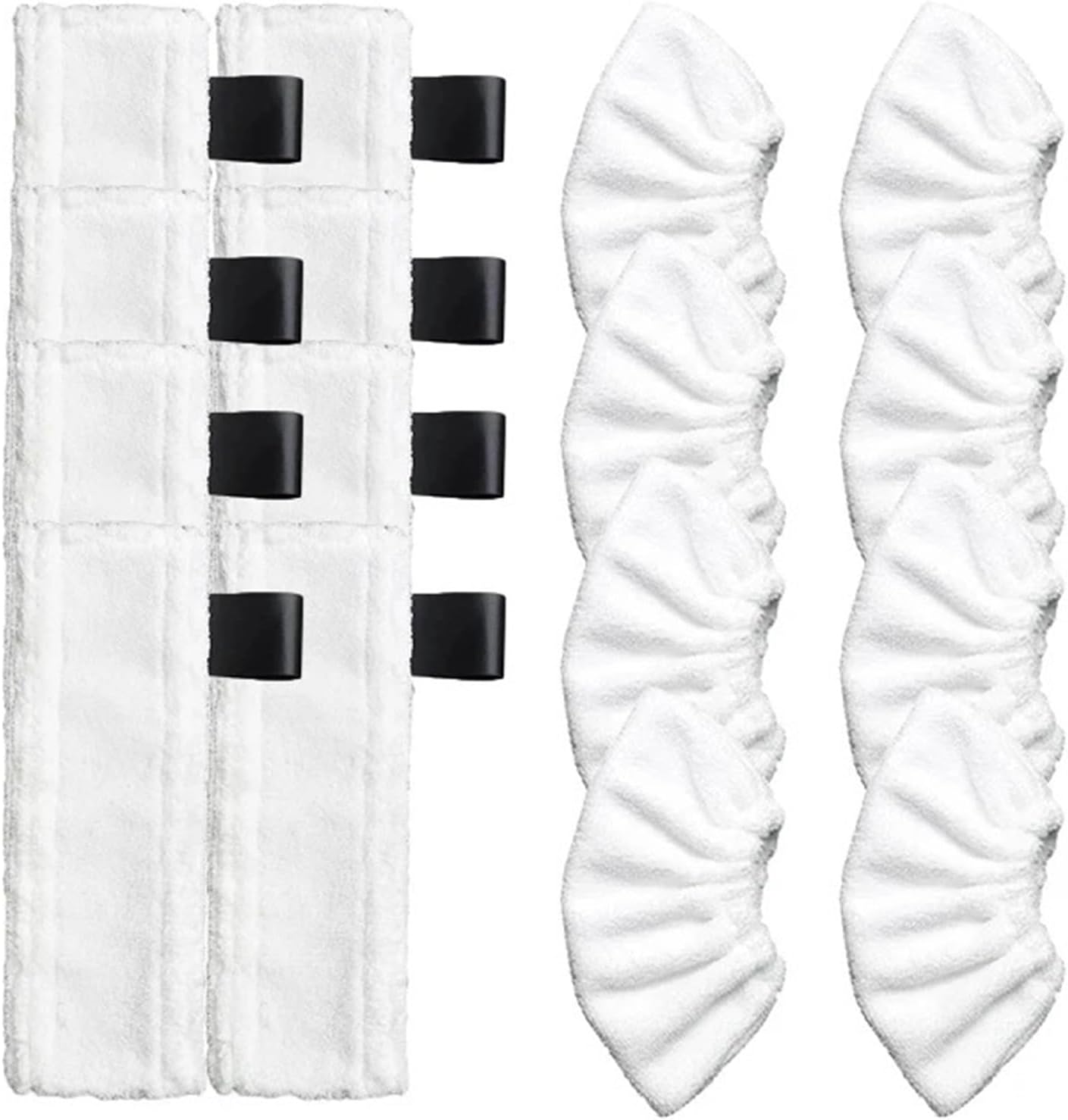 Compatible for Karcher Easyfix SC2 SC3 SC4 SC5，Rags Microfibre Mop Cover，Steam Cleaner Accessories Spare Parts，Mop Heads Cloth,Rags (Color : 16PC), fuxinlian268741g