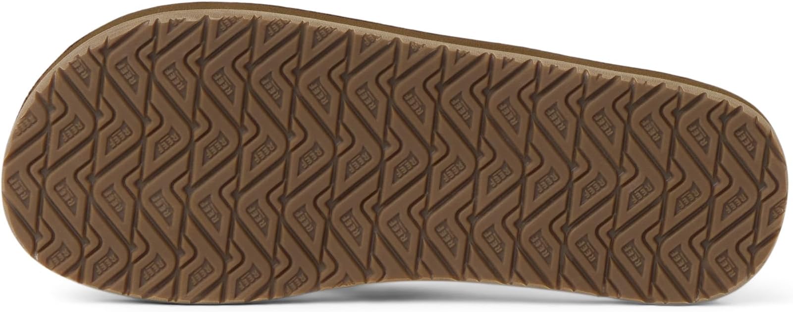 REEF Men's Leather Smoothy Flip Flops