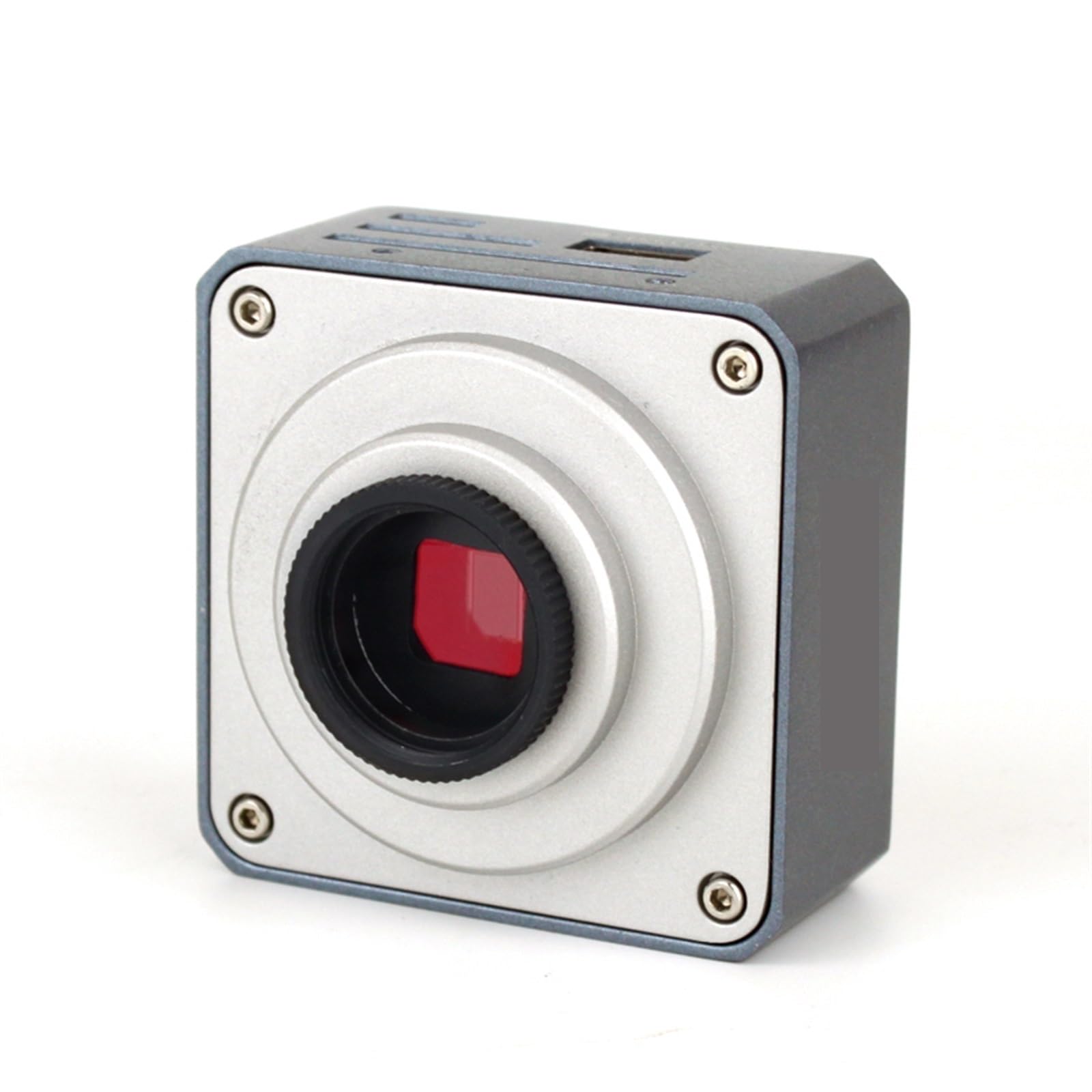 48MP 4K 60FPS 1/2 "1080P HDMI USB Video Industriale Microscopio Digitale Fotocamera Zoom 130X C Mount Obiettivo USB-PC Risoluzione Di Uscita(E 130X Lens)