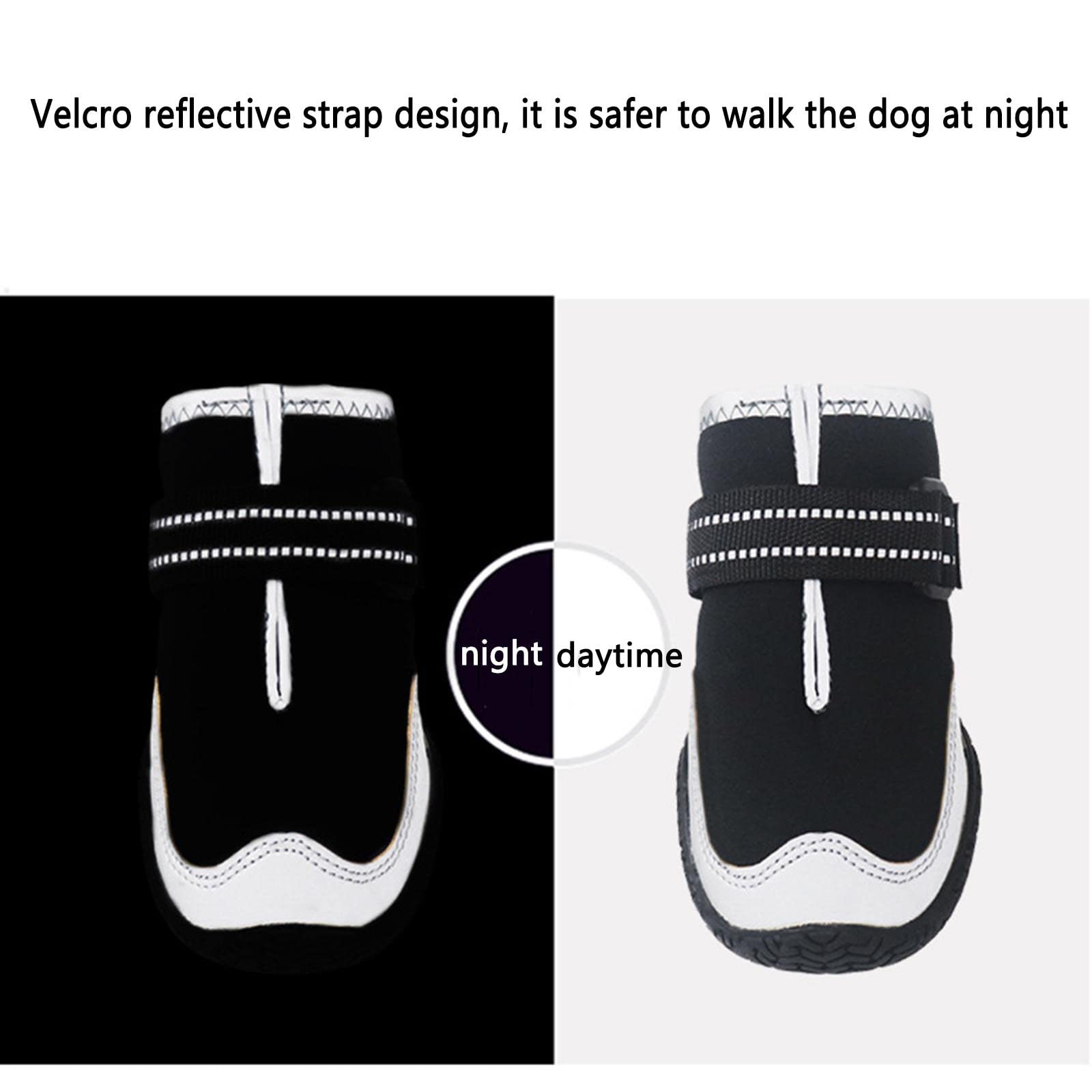 JUSHZ Hundeschuhe Wasserdicht Pfotenschutz Dog Shoes Hund Schuhe Neopren Für Große Hunde Abriebfester Anti Rutsch Gegen Hitze rutschfeste Sohle Riemen Sommer Wasserdicht Atmungsaktiv (7,pink)