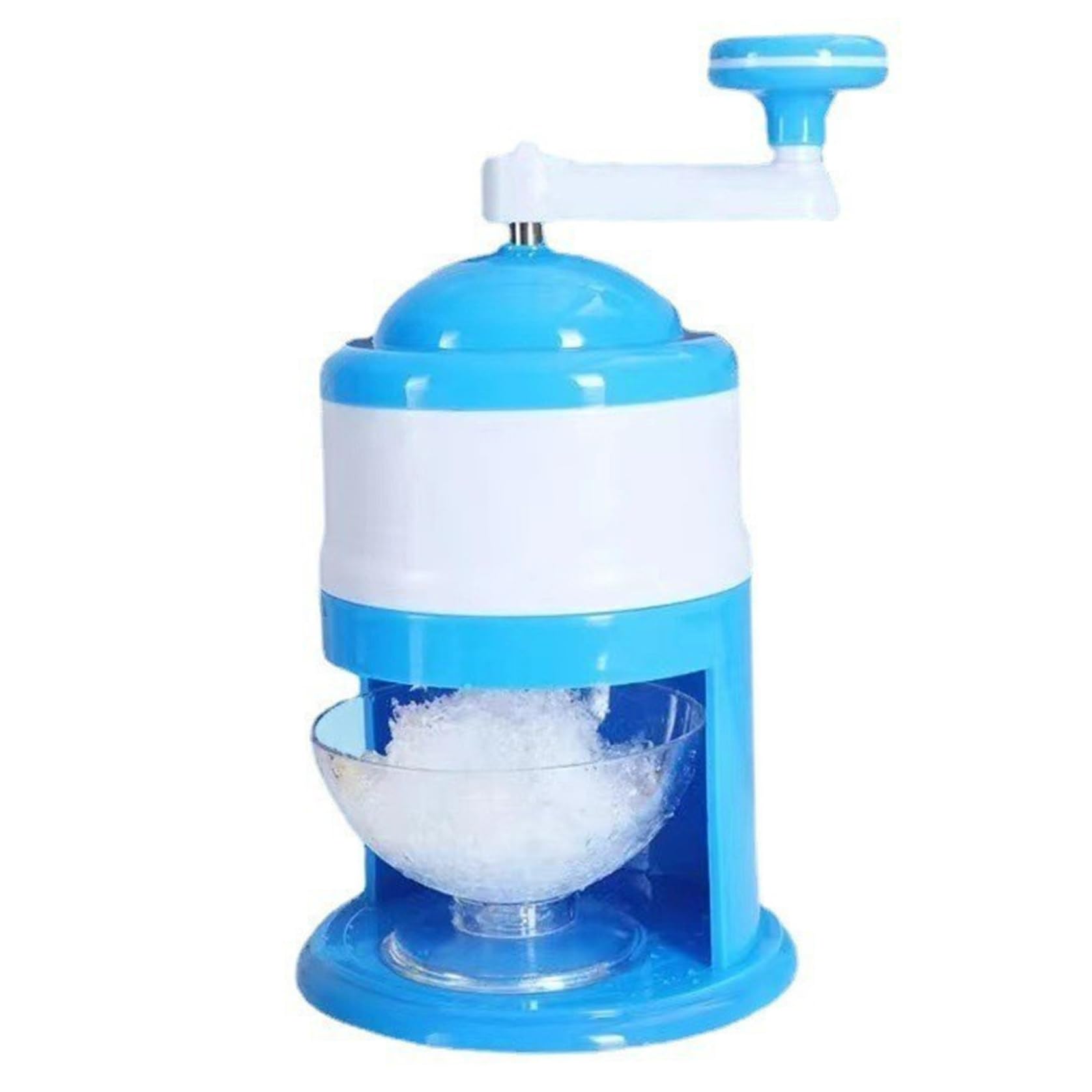 DAGLLGEW Shaved Ice Machine Manual Ice Shaver DIY Crushed Maker Portable Snow Cone Machine with Hand Crank for Party Making Snowcones Cream and Slushy