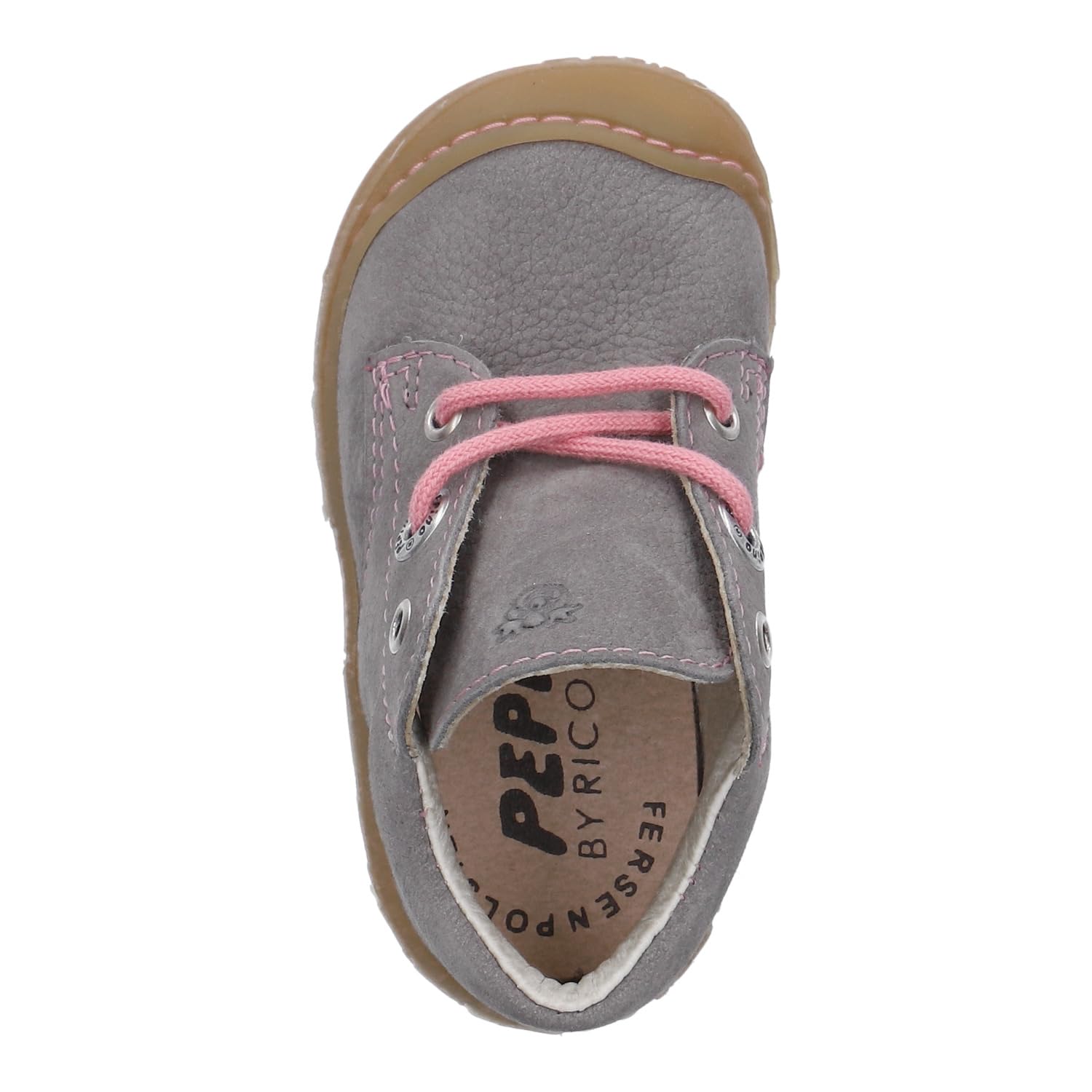 RICOSTA Baby Lauflernschuhe - Mädchen Cory grau