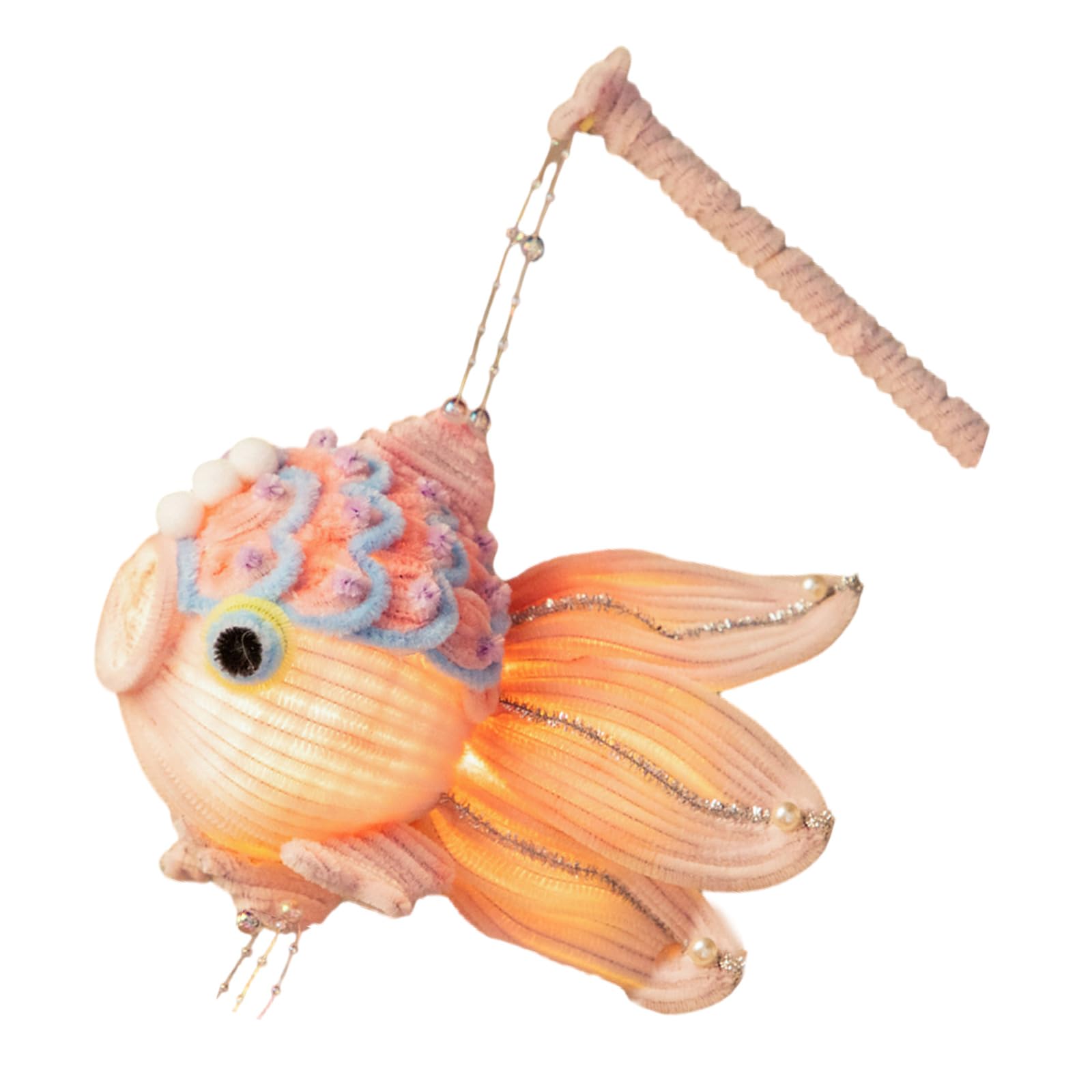 Tsophreniq B Handheld Chinese Fish Decoration Distinctive Fish Lights Set For Autumn Festival And Lights Celebration Traditional Chinese Decors