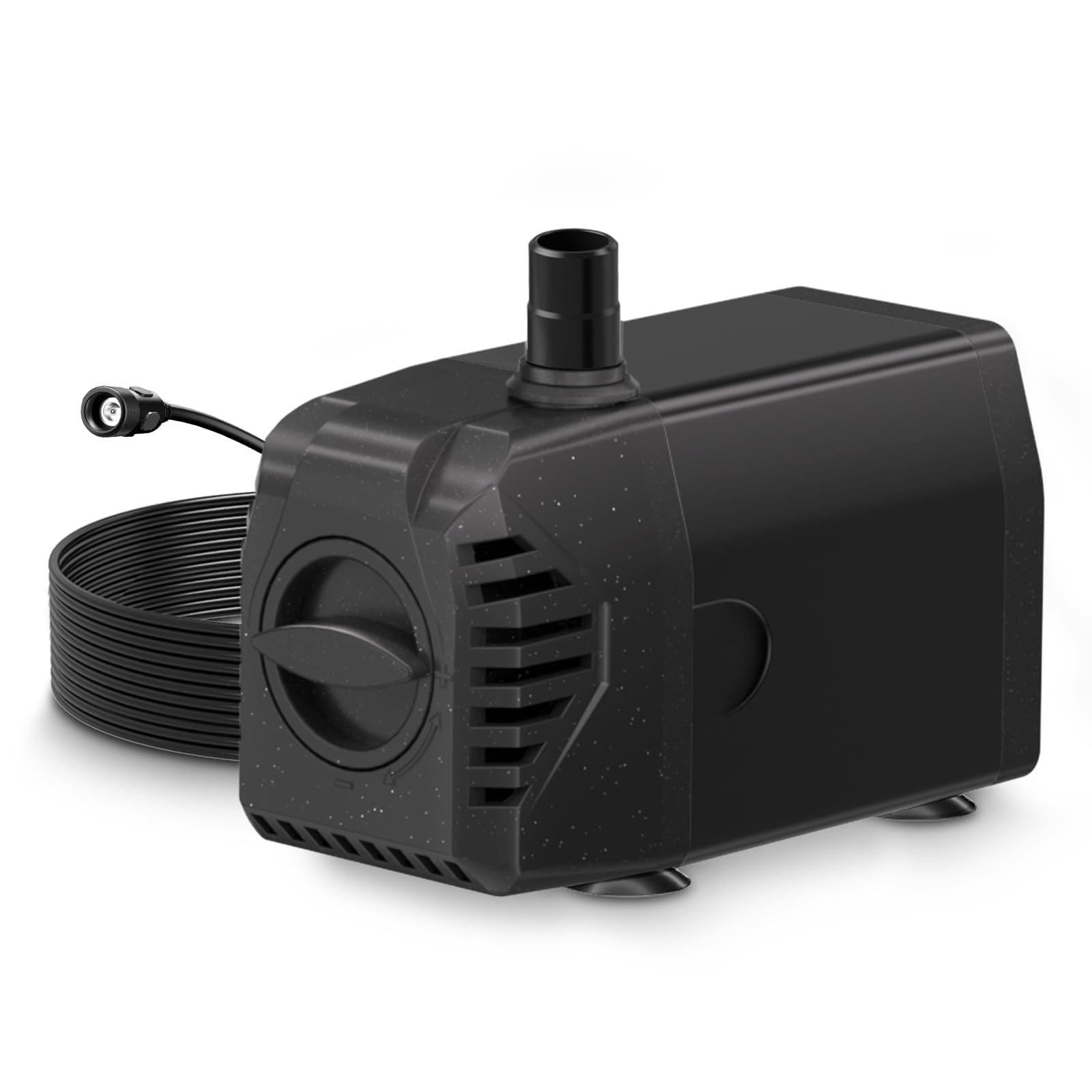 Photo 1 of ***MISSING PARTS***
POPOSOAP Black Water Pump Fountain Pump with 17FT Power Cord?Suitable for 25W/30W/35W