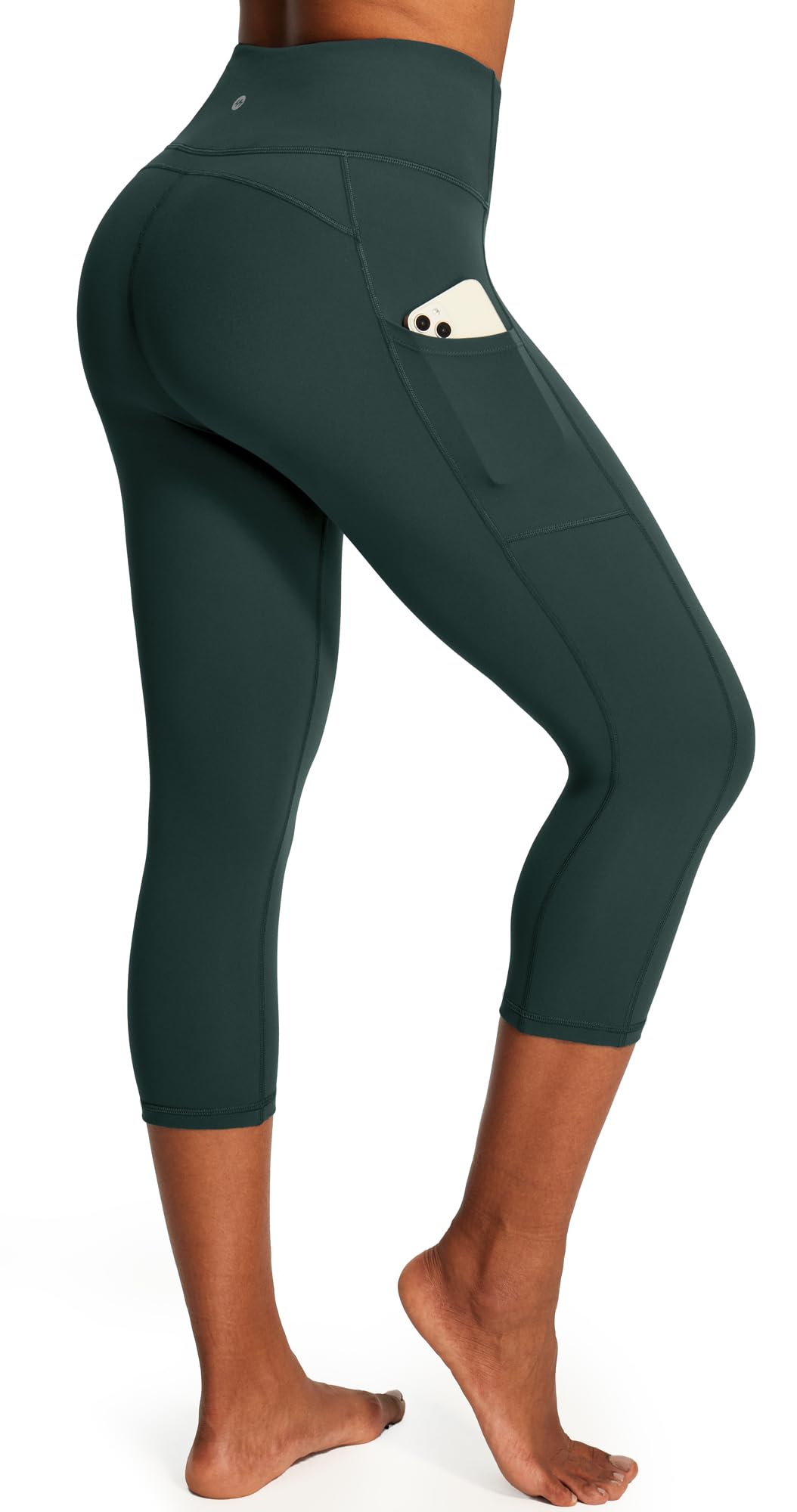 Capri Leggings with Pockets for Women High Waisted Yoga Pants Women Capris