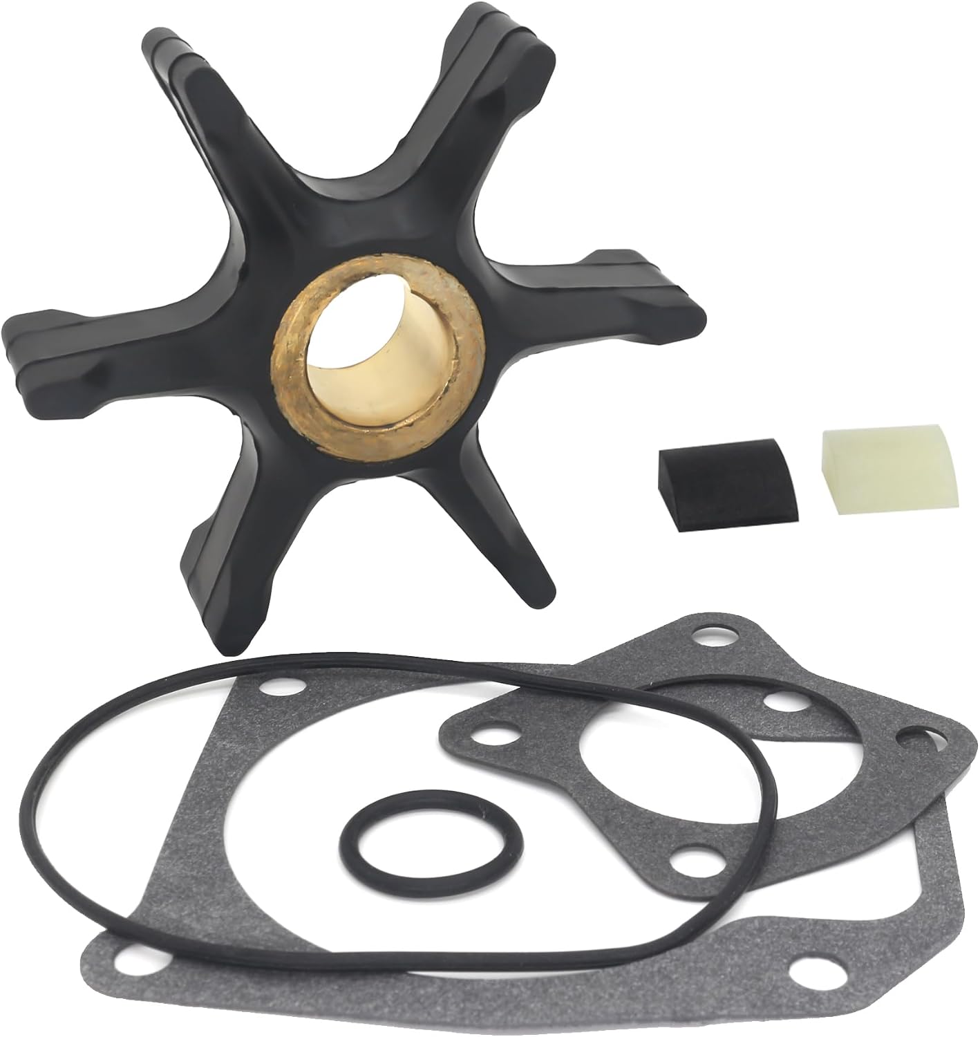 0396725 Boat Water Pump Impeller Service Kit for Johnson Evinrude 40-75 HP Outboard Motors replaces 396725 Sierra 18-3053 Marine Engine