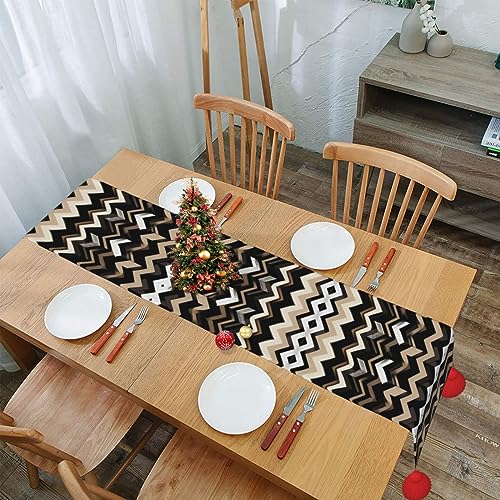 Chemin de table rustique long pour protéger et décorer la table de cuisine - 6