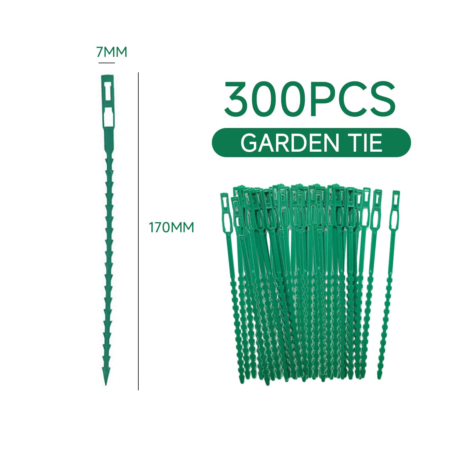 BE-TOOL 50 fascette per piante da giardino ultra resistenti per piante rampicanti per sostenere piante che fissano traliccio di vite Rose Arch Supporto per arrampicata steli e fiori 13,5 cm