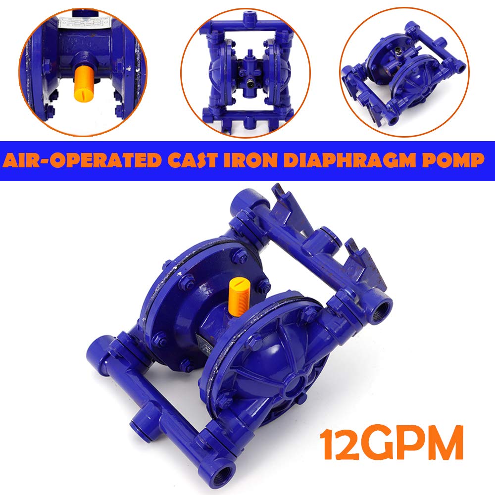 Bomba de diafragma de aire comprimido, bomba profesional de doble membrana, bomba de doble membrana de aire comprimido, bomba de diafragma de 12 Gpm, bomba de membrana doble para aceite usado,