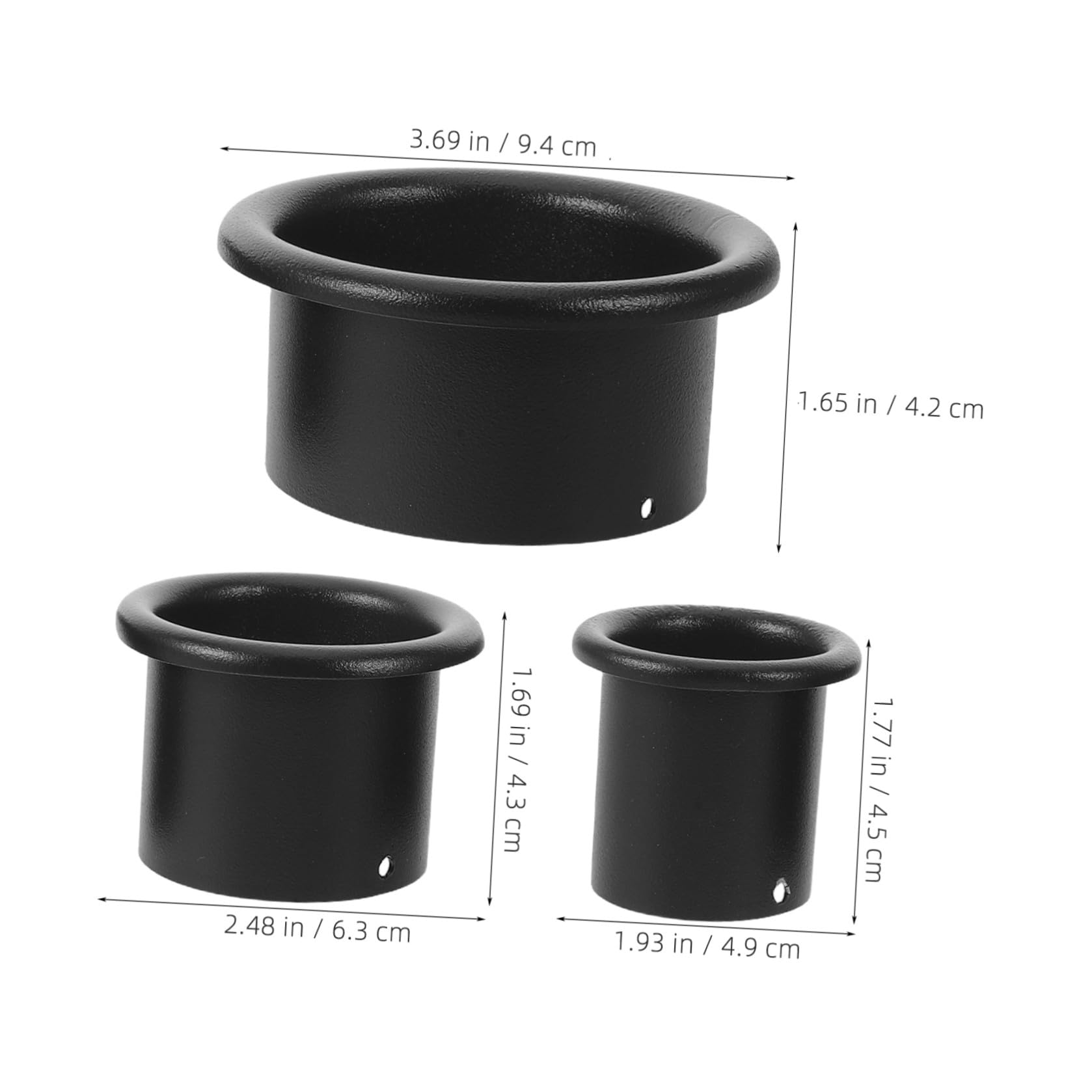 ifundom Soporte para Secador de Pelo Diseño Compacto y Manos Libres de Acero Inoxidable 6 Piezas Organizador Adecuado para Accesorios de Peluquería Hogar