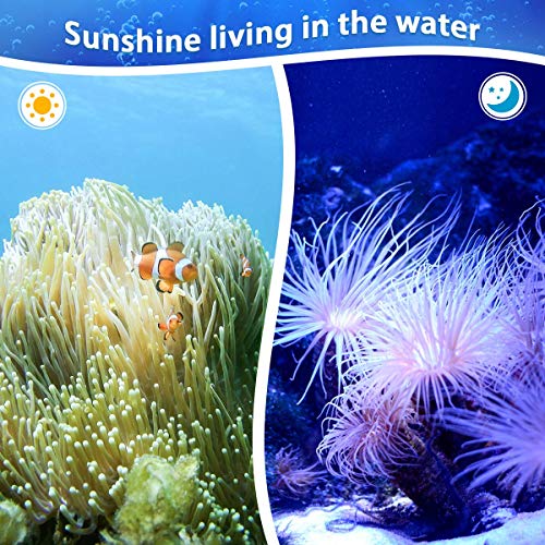Bozily Aquarium Lights LED 300W, Full Spectrum Coral Reef Light for Aquarium Tanks Lighting APP Control with Auto On/Off Dimming & Timer for Saltwater Freshwater Fish Grow Marine Tank - Thumbnail 5