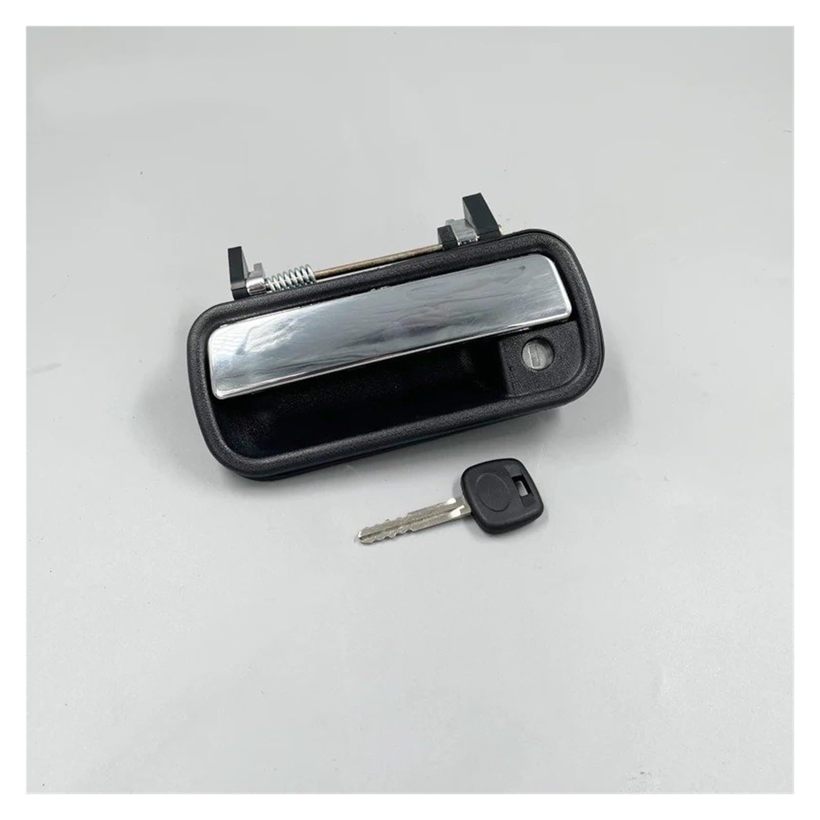 Ropaix Left With Key Side Exterior Door Handle For Toyota For Hilux For Pickup Rn85 1988-1998 Front Door Outer Handle With Lock And Key Cylinder(Left With Key)