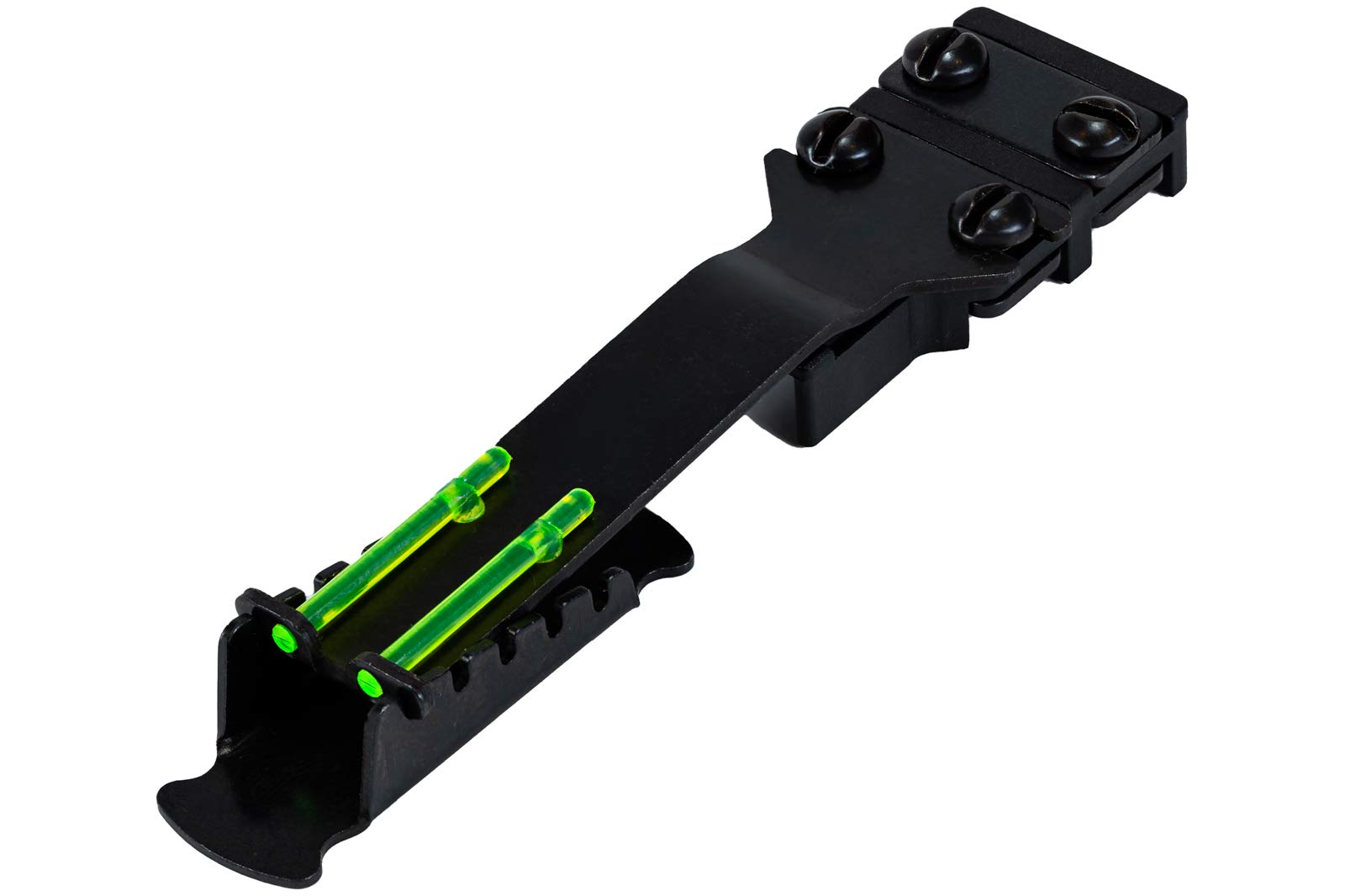 HIVIZ TS-Series Turkey/Deer Rear Sight – Adjustable Two-Dot Rear Sight for Ribbed Shotguns – Fits 1/4" to 7/16" Ribs – Fixed Mount – Ideal for Turkey & Deer Hunting