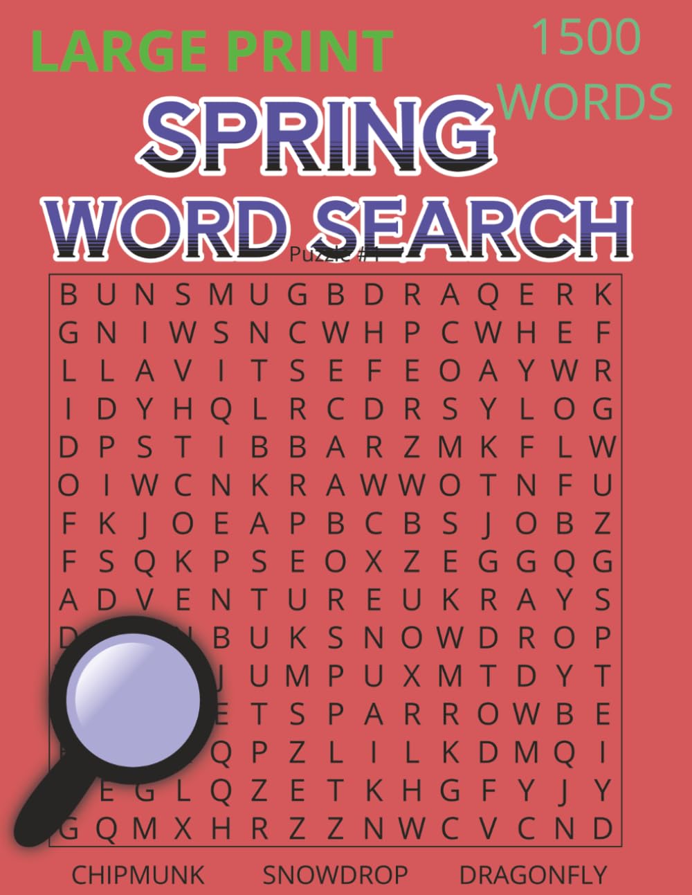 Spring Word Search Book for Seniors and Adults: Large Print Word Puzzles to Unwind and Reflect