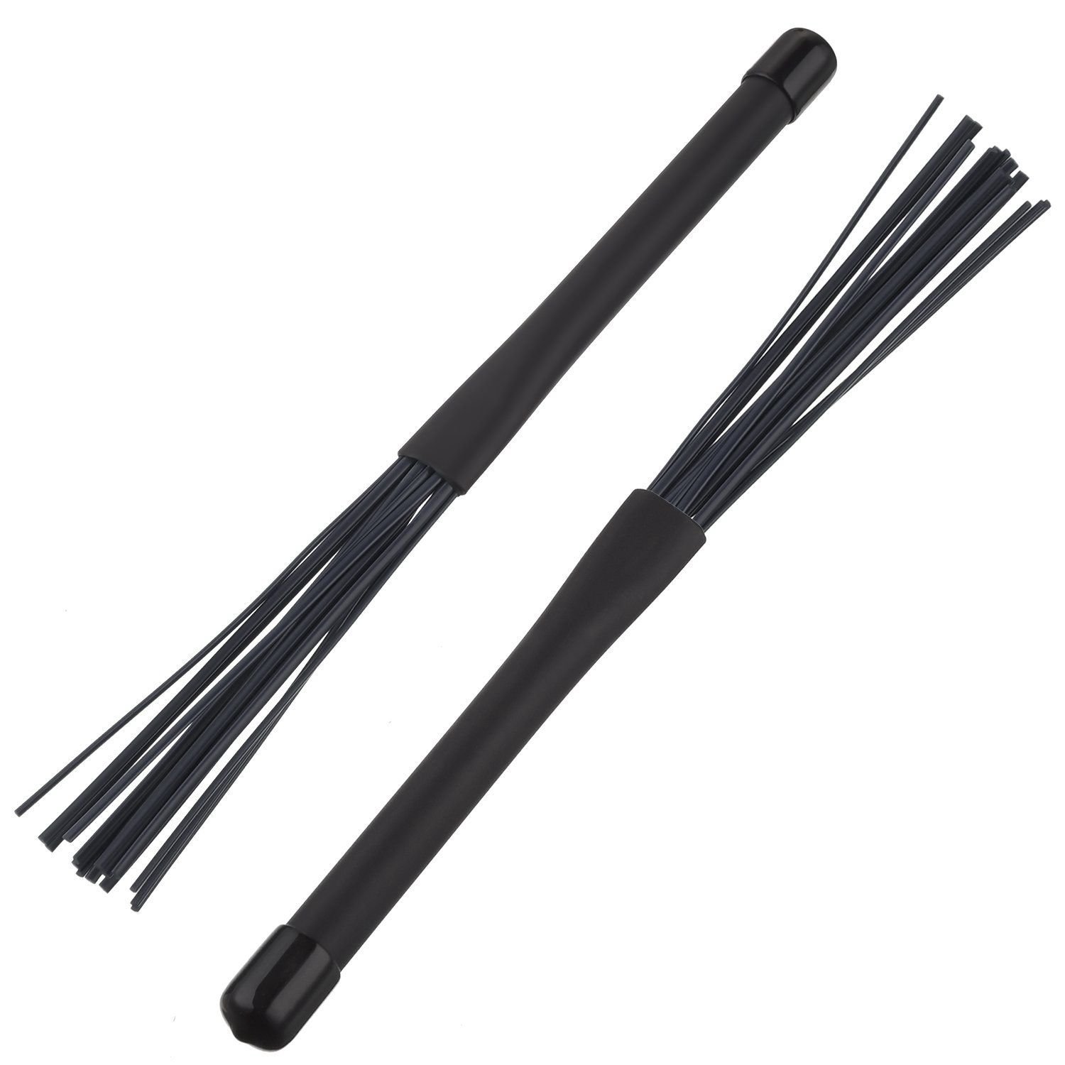 1 paire de de batterie rétractables Jazz 32 cm noir