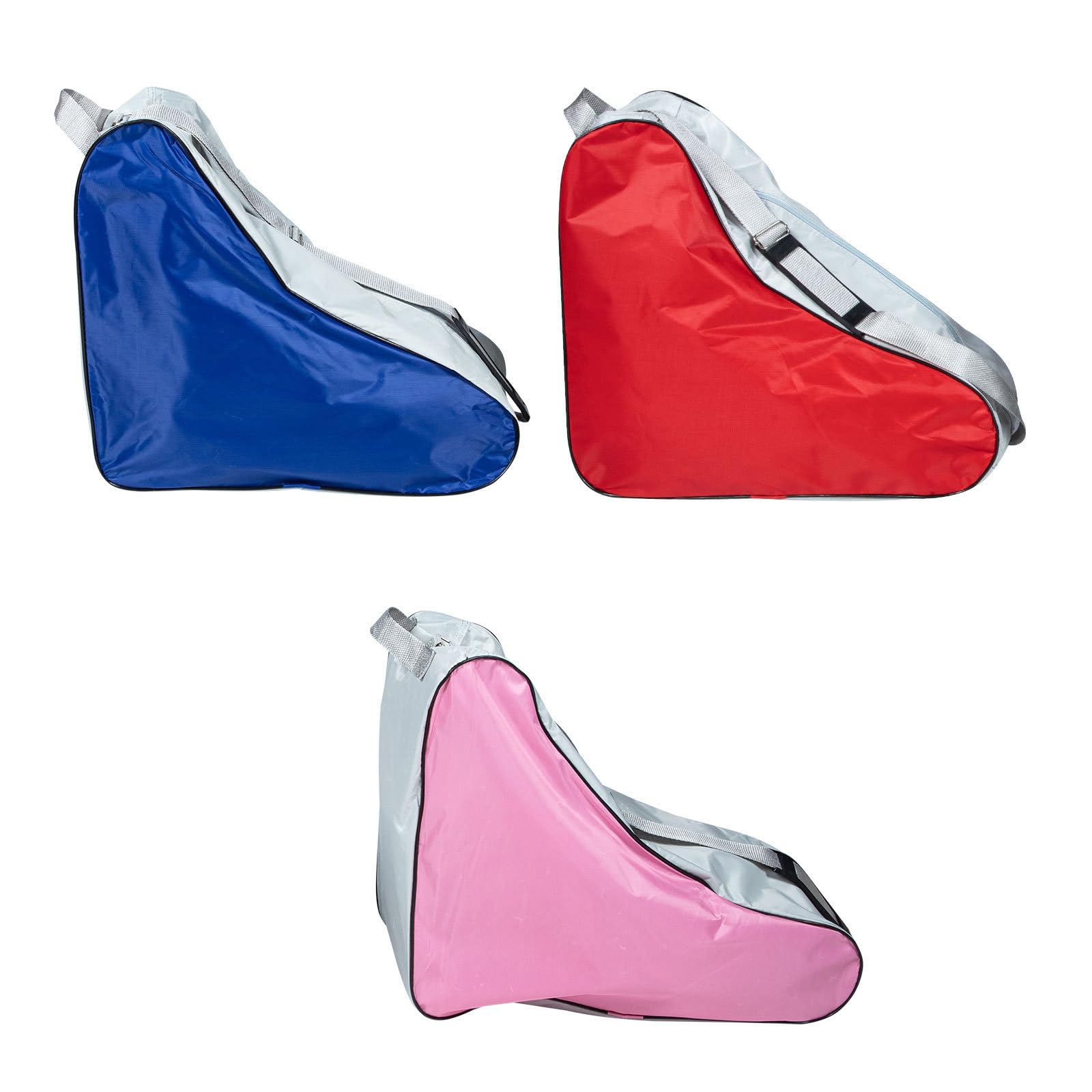Totority Tragbare Rollschuhtasche mit Schlichtem Design 3 Stück aus Polyester Praktischer Schlittschuhhalter Langlebig und Geeignet für Outdoor Nutzung für Rollschuhe und Eislaufschuhe