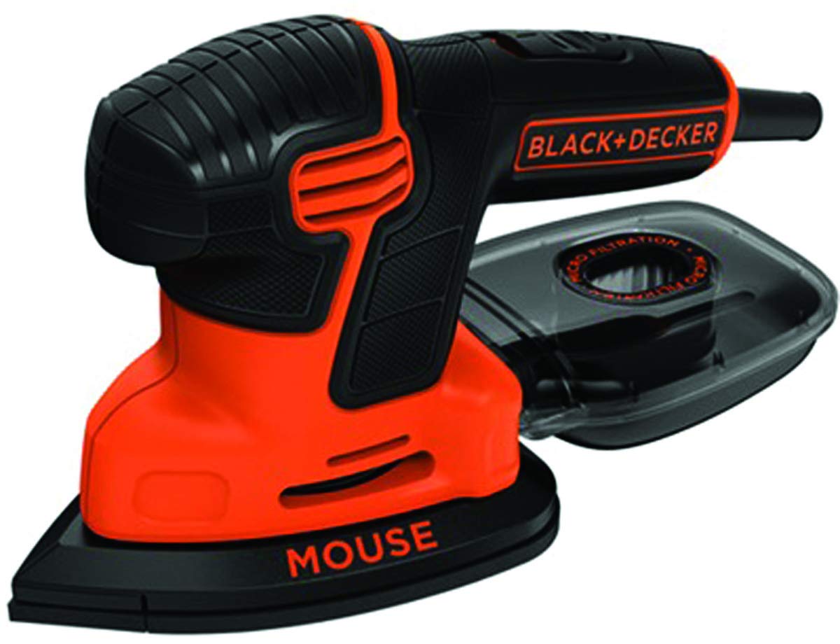 Ponceuse de souris compacte BDEMS600 avec collecteur de poussière performant