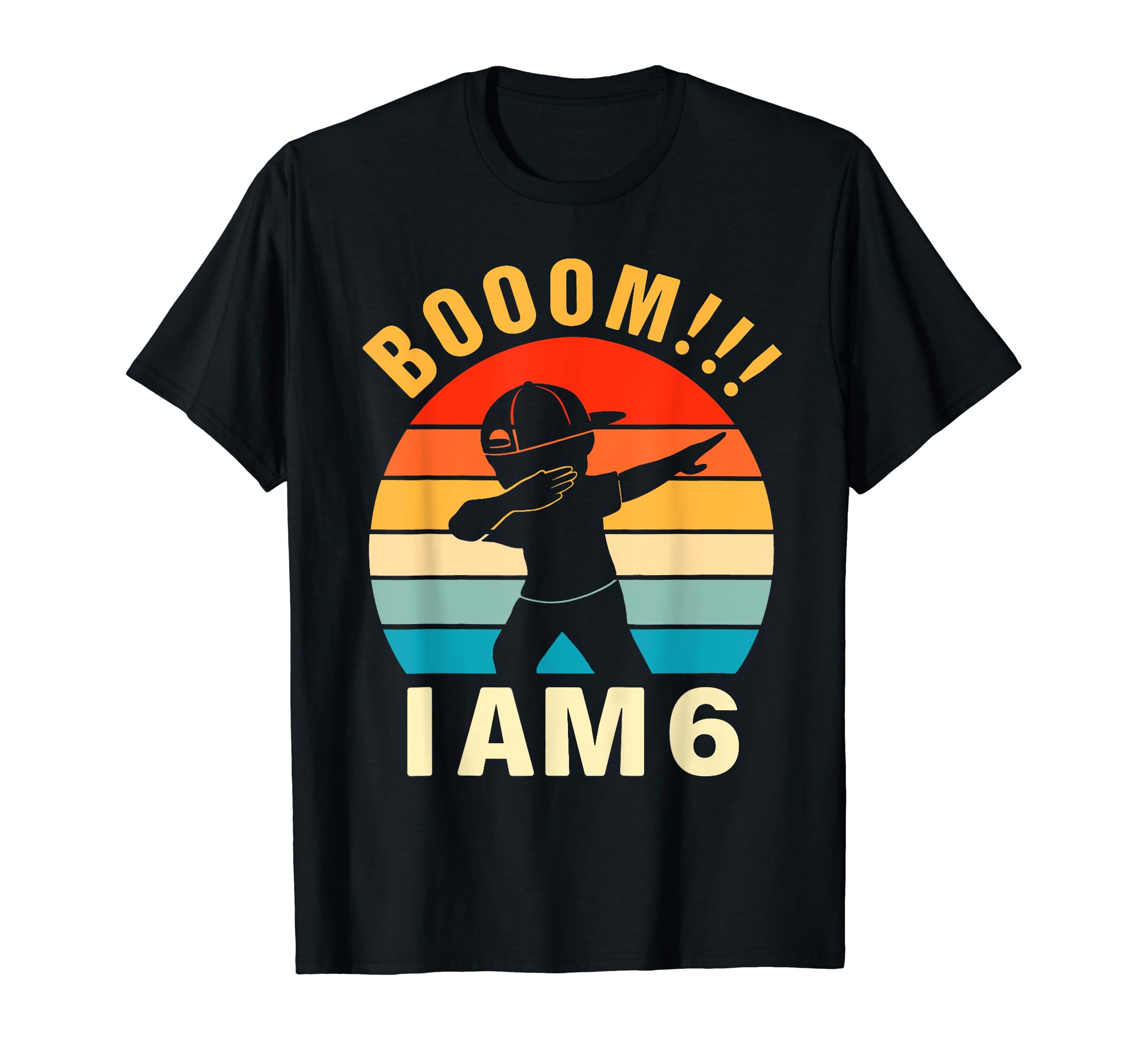 Vintage Boom I am 66th Birthday Boy Love Kids T-Shirt